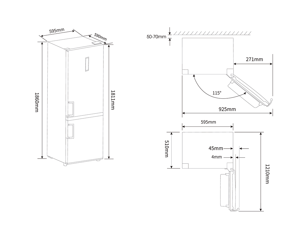 Hisense - Frigorífico Combi RB390N4AW1