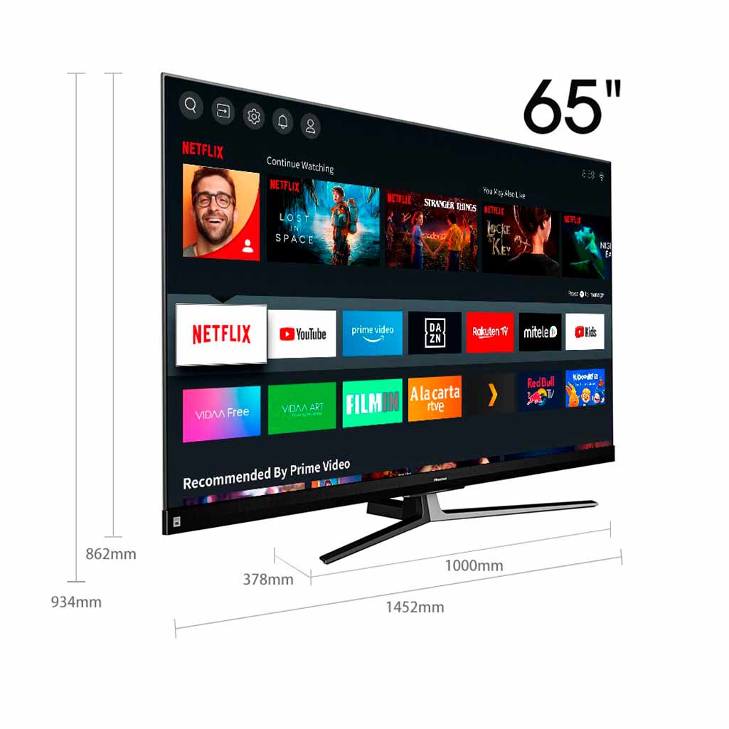 Hisense - ULED TV 65U8QF 65″