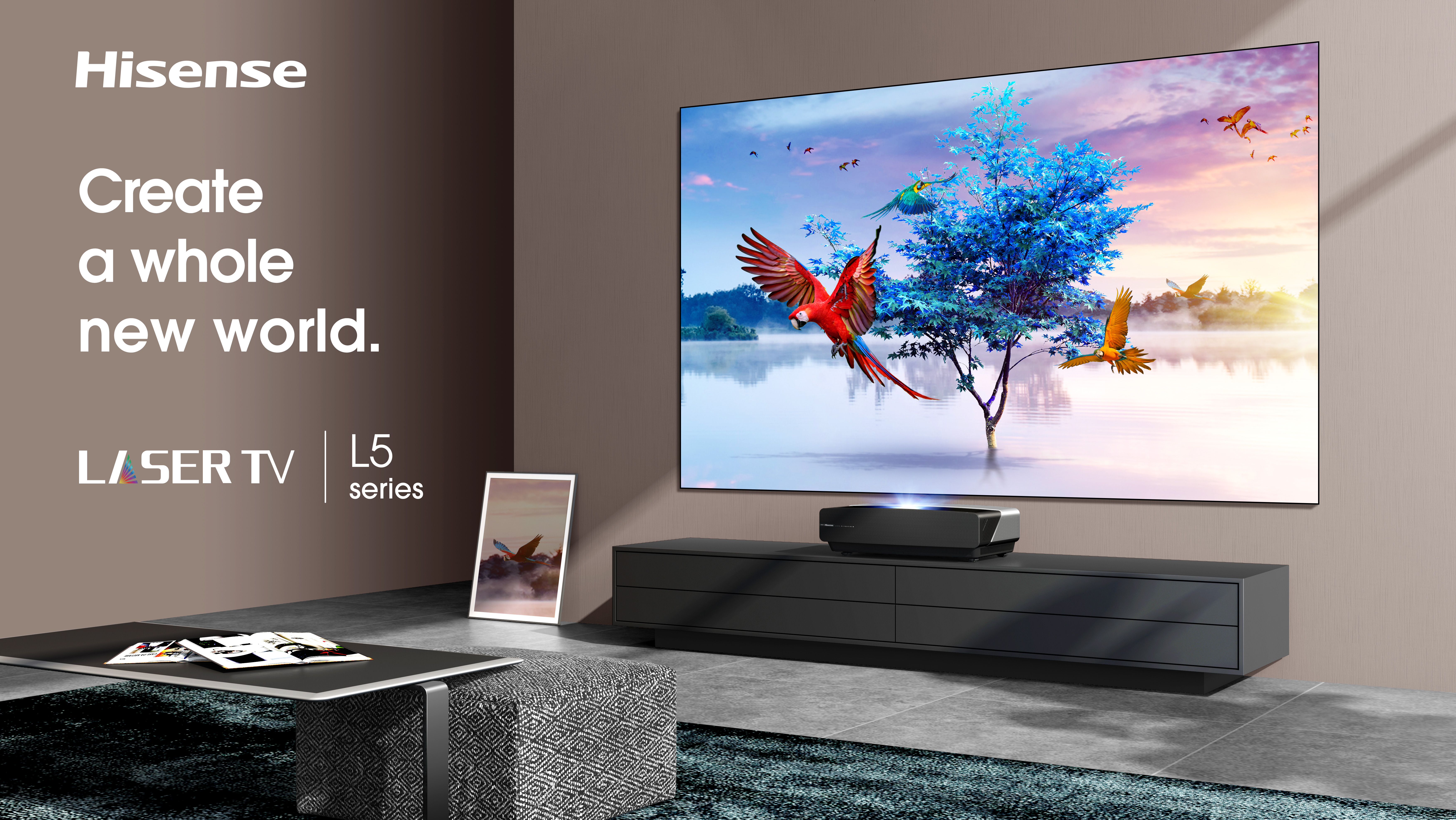 Hisense - Laser TV 100L5F-B12