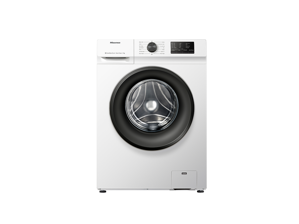 Hisense - Máquina de lavar WFVC6010E, 6 kg, Capacidade de lavagem 