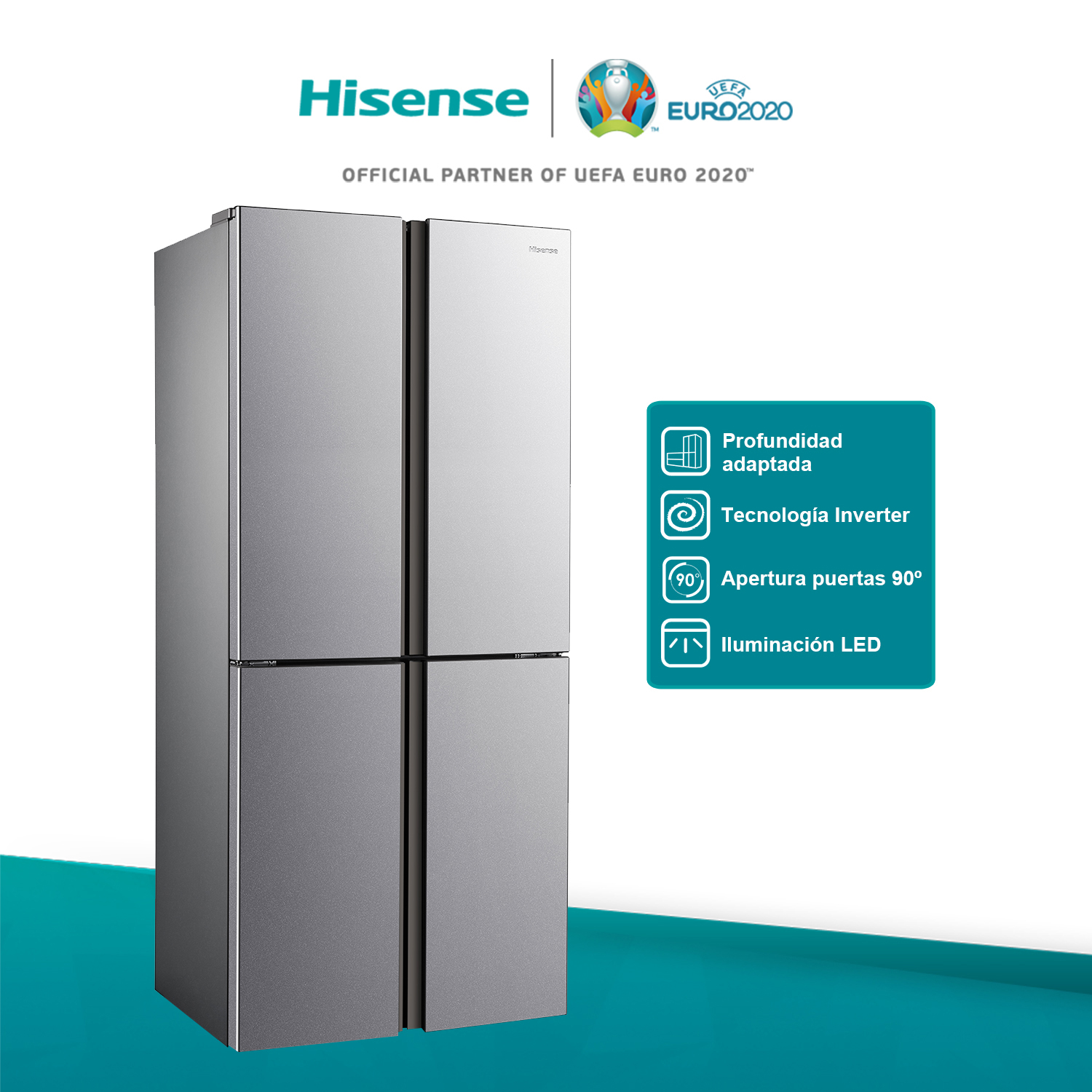 Hisense - Frigorífico Cross Door RQ515N4AC2