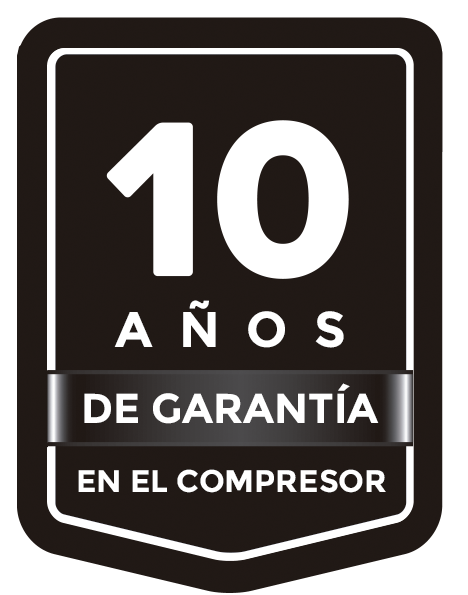 10 años de garantia en el compresor