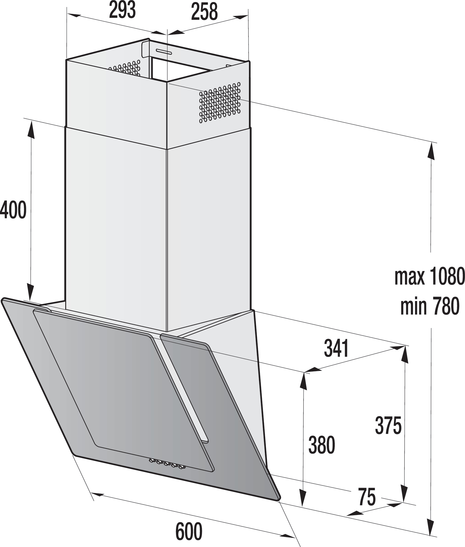 Hisense - Exaustor Decorativo CH6IN6BXBG