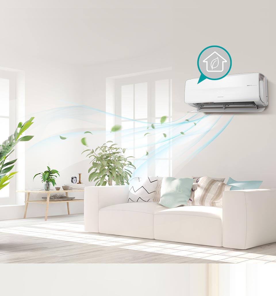 Aire Acondicionado Hisense con Air quality display