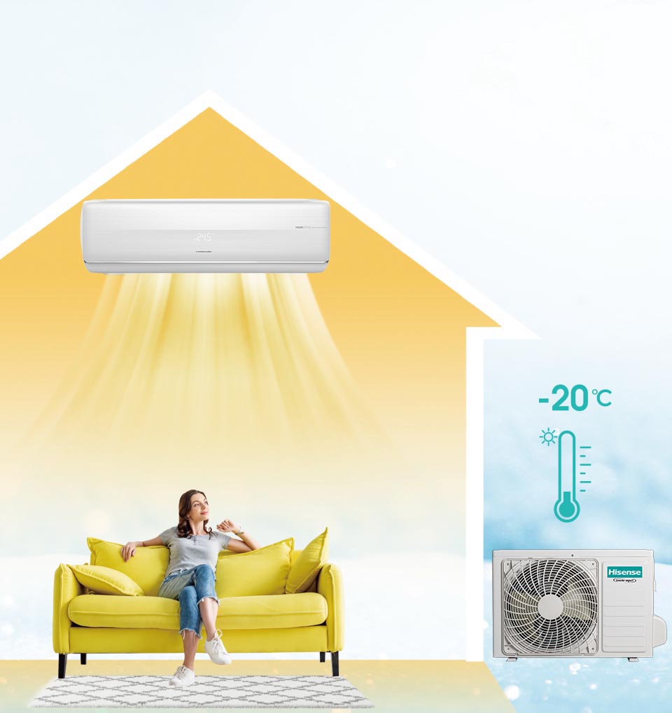 Aires acondicionados Hisense con calefacción a -20 ℃