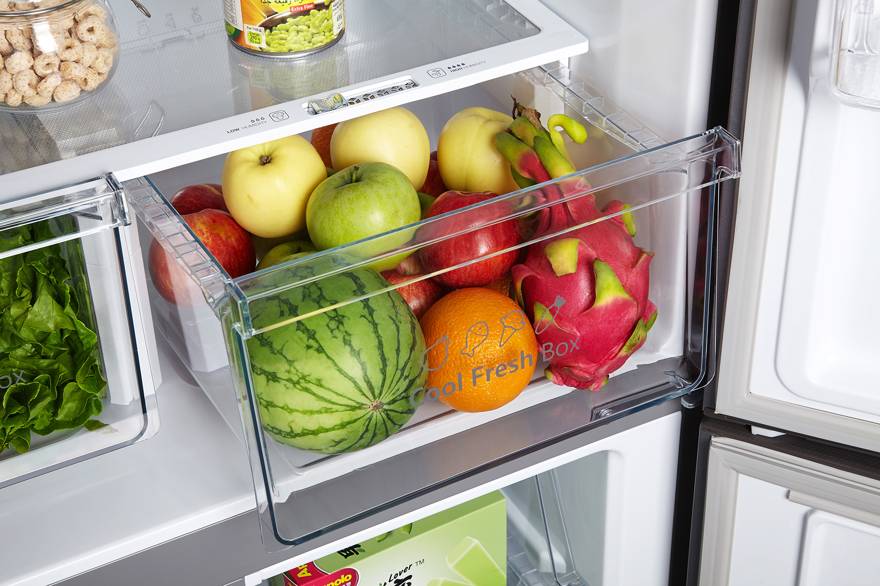 Frigorífico con cajón de frutas y verduras con control de humedad Hisense