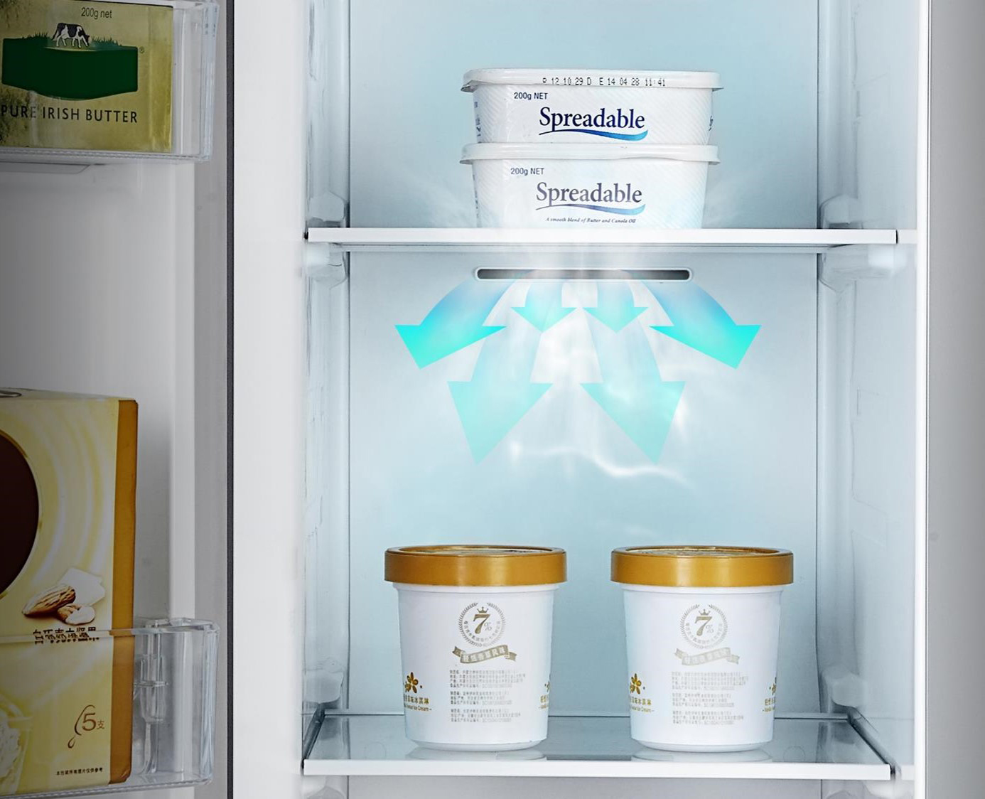Frigorífico con super freezer