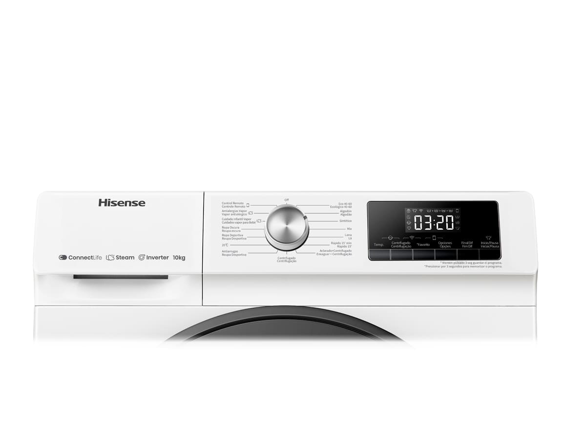 Hisense - Máquina de Lavar Roupa | Serie QA WFQA1014EVJMW