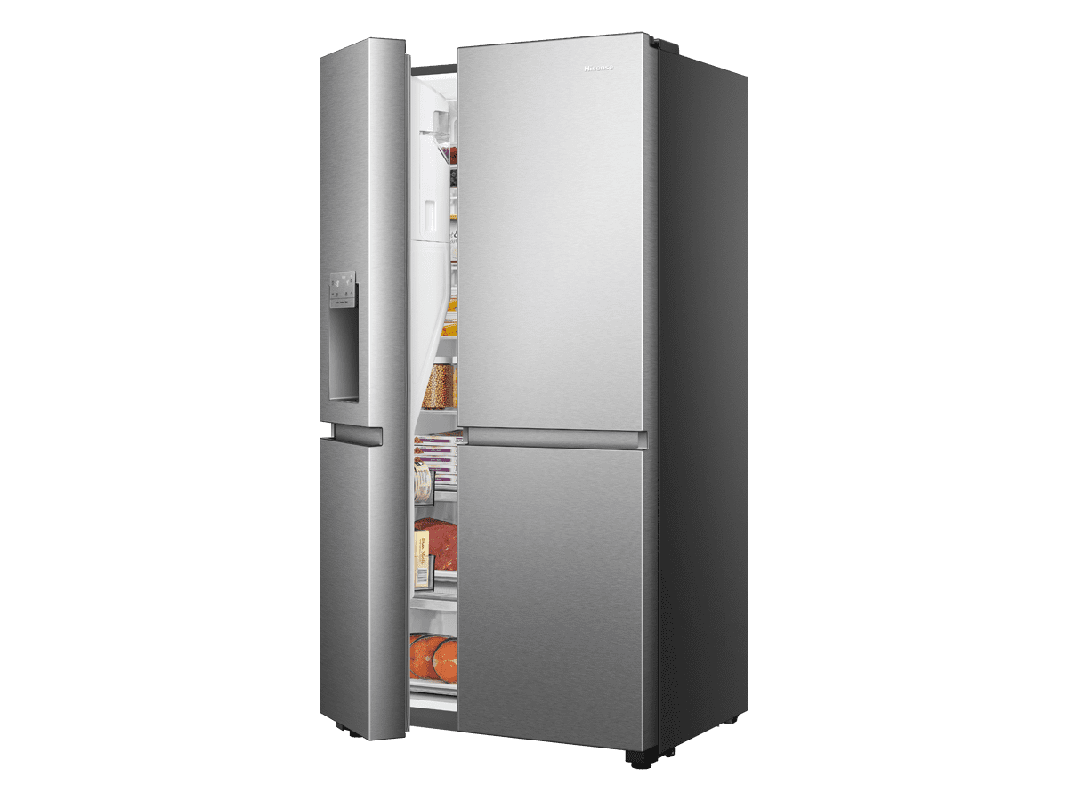 Hisense - RS818N4TIE – Frigorífico Americano Side By Side, Classe E, 632L
