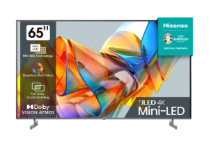 Hisense Mini Led Televisor 65" U6KQ, Dolby Vision & Atmos, AirPlay