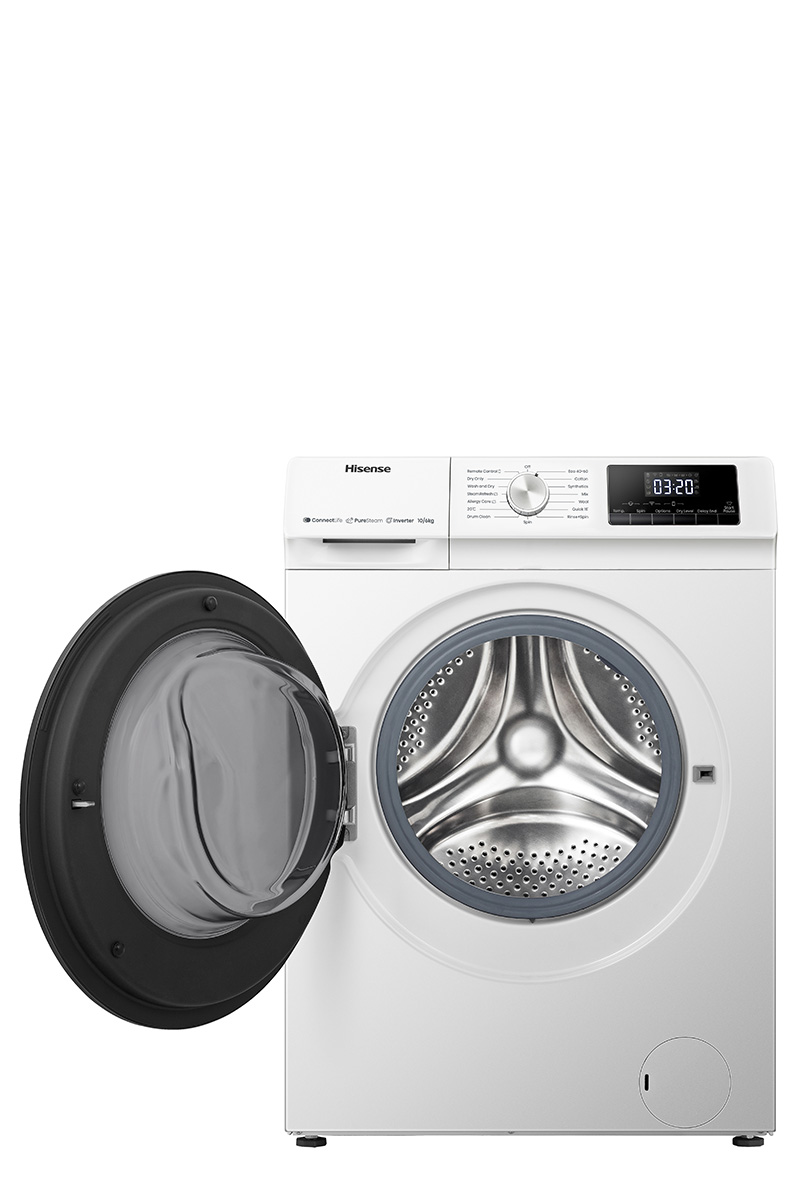 Hisense - WF5S1045BW – Máquina de Lavar Roupa Serie 5S, 10,5Kg , Classe A