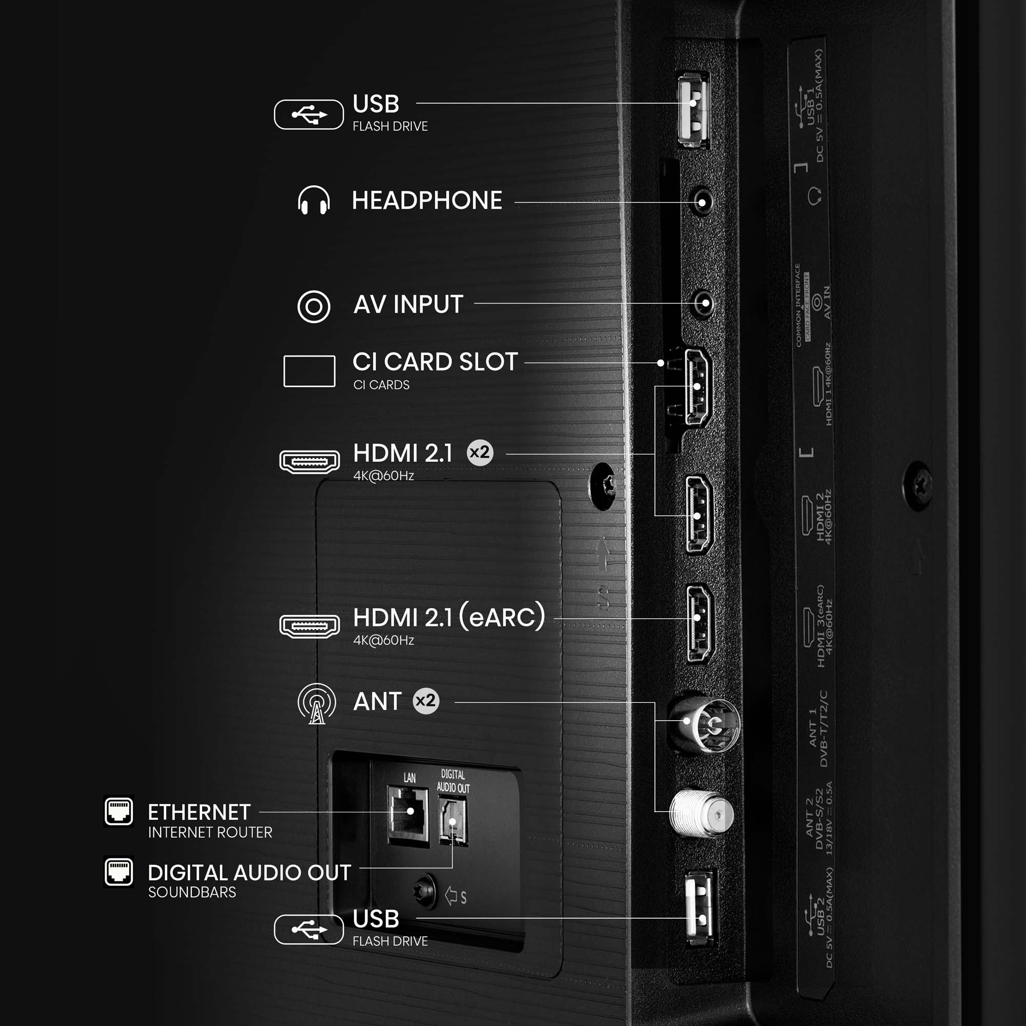 Hisense - 4K TV 75A6N, VIDAA Smart TV, Dolby Vision, Alexa integrado & VIDAA Voice