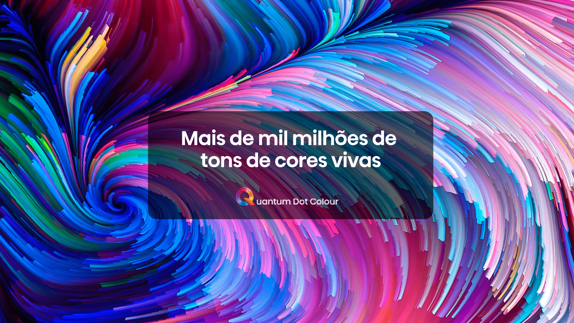 Mais de mil milhões de tons de cores vivas