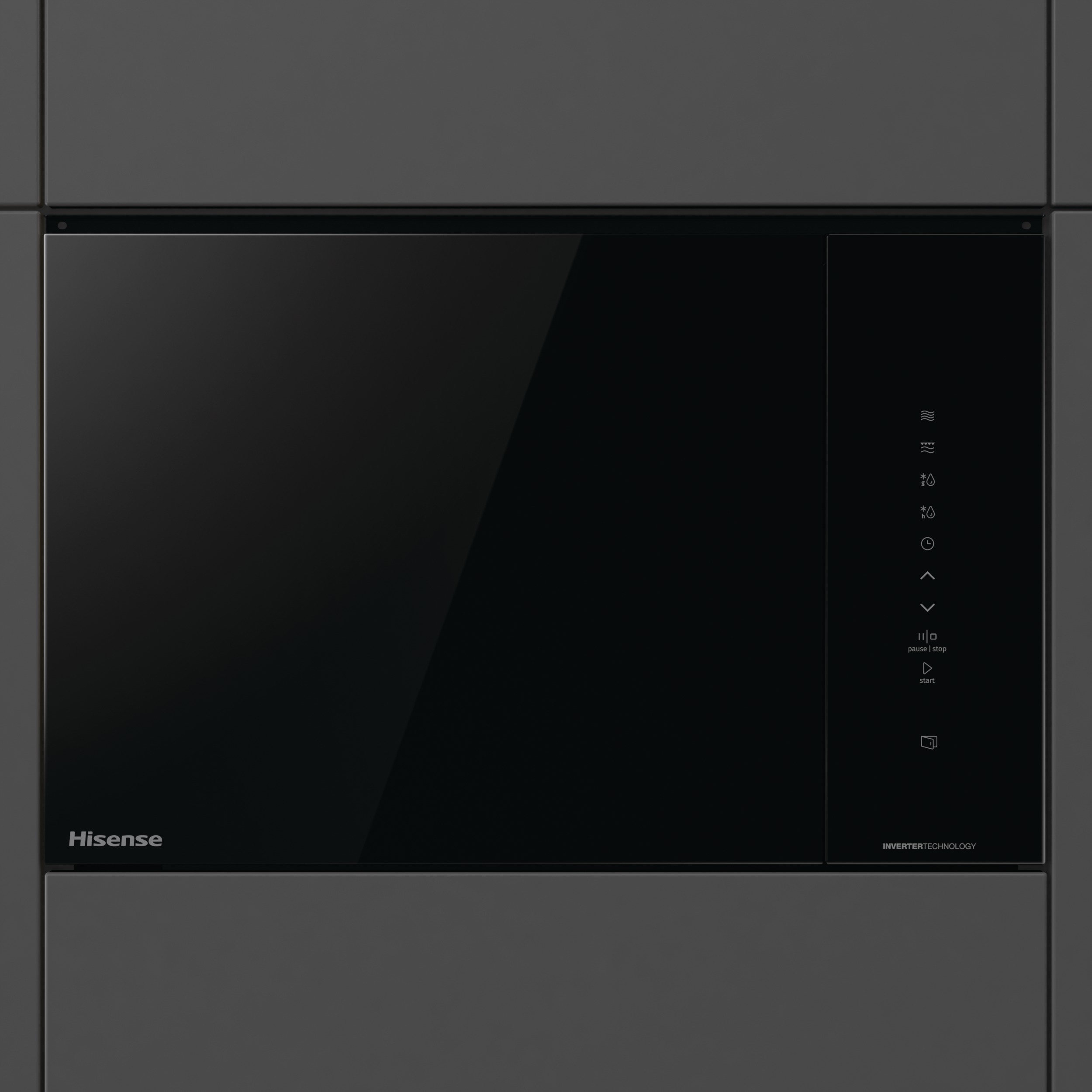 Hisense - BIM325GI63DBG – Micro-ondas de Encastre com Grill, 25L