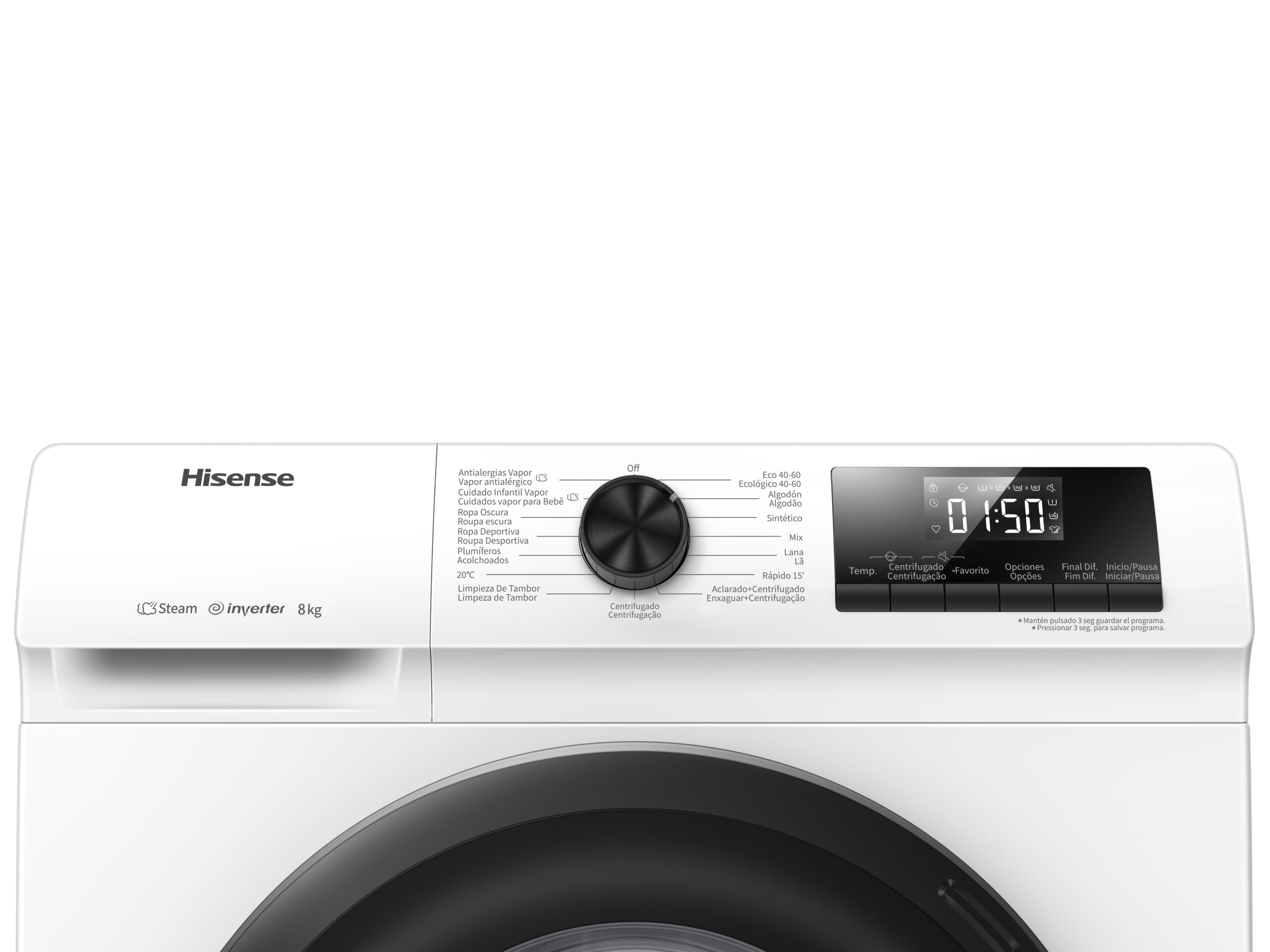 Hisense - Máquina de Lavar Roupa | Serie QP WFQP8014EVM