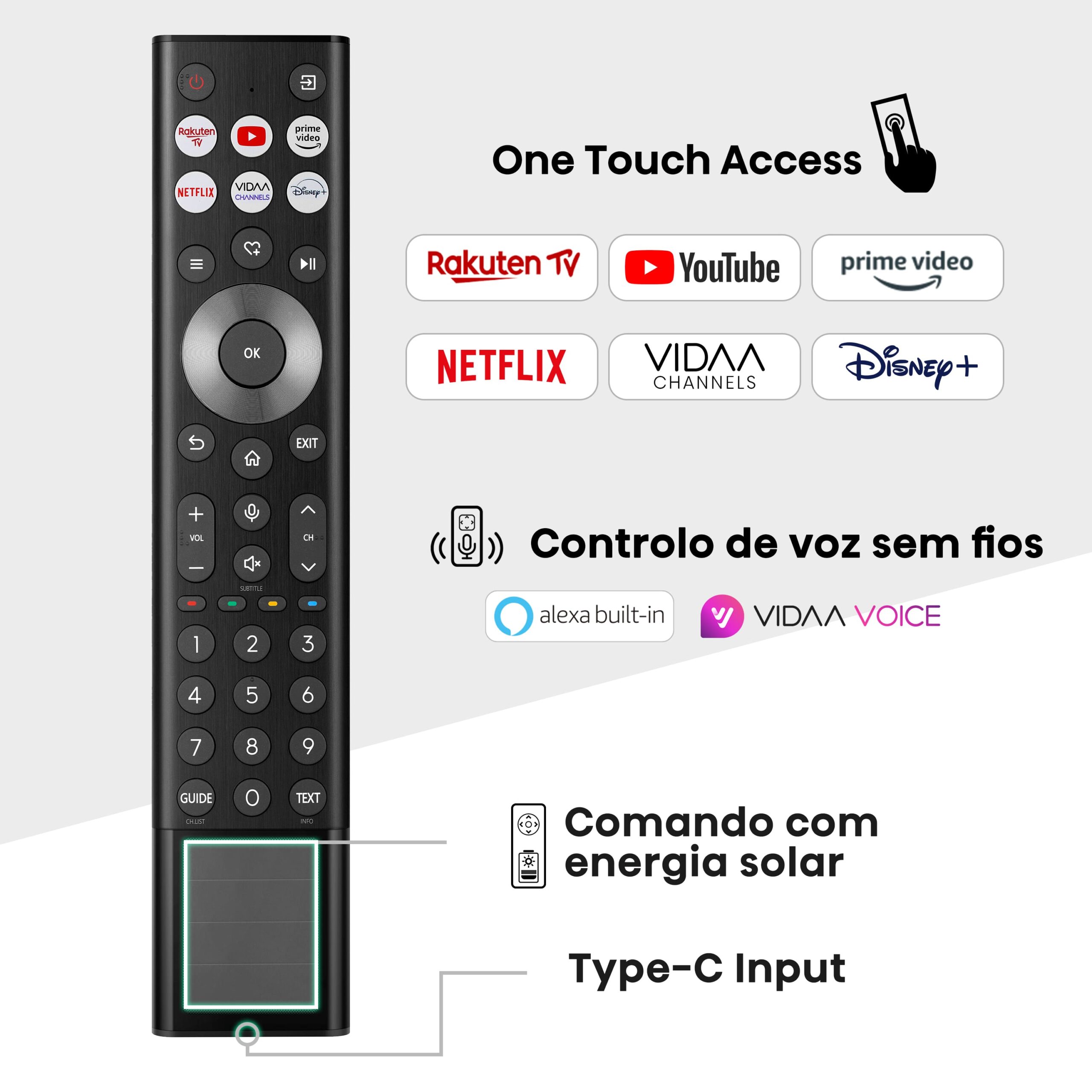 Hisense - Mini-LED TV 65U8NQ, Quantum Dot Colour, 2.1.2 Som multicanal, Modo Jogo de 144Hz