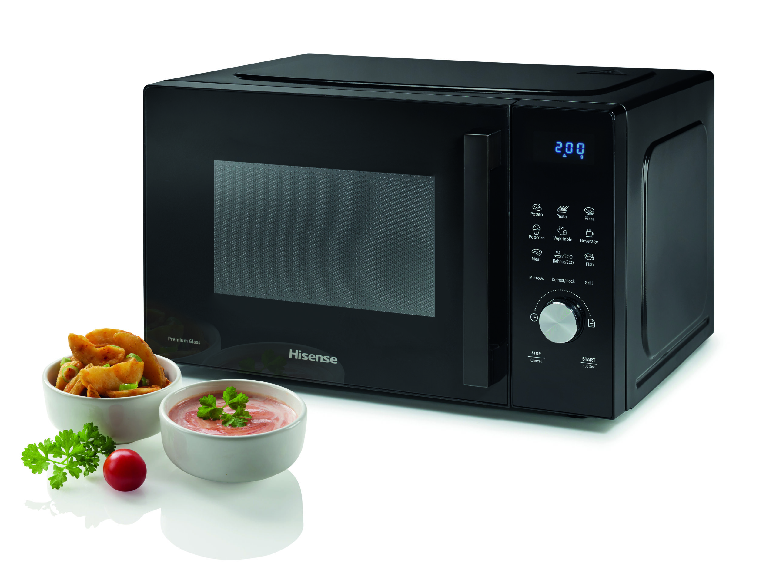 Hisense - H23MOBSD1HG – Micro-Ondas com Grill, 23L