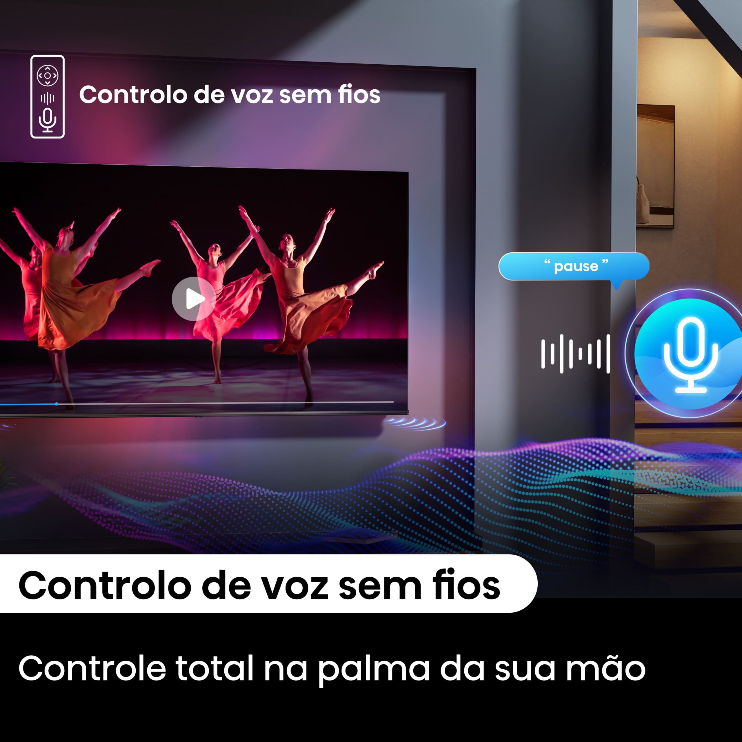 Hisense - 4K TV 43A6N, VIDAA Smart TV, Dolby Vision, Alexa integrado & VIDAA Voice
