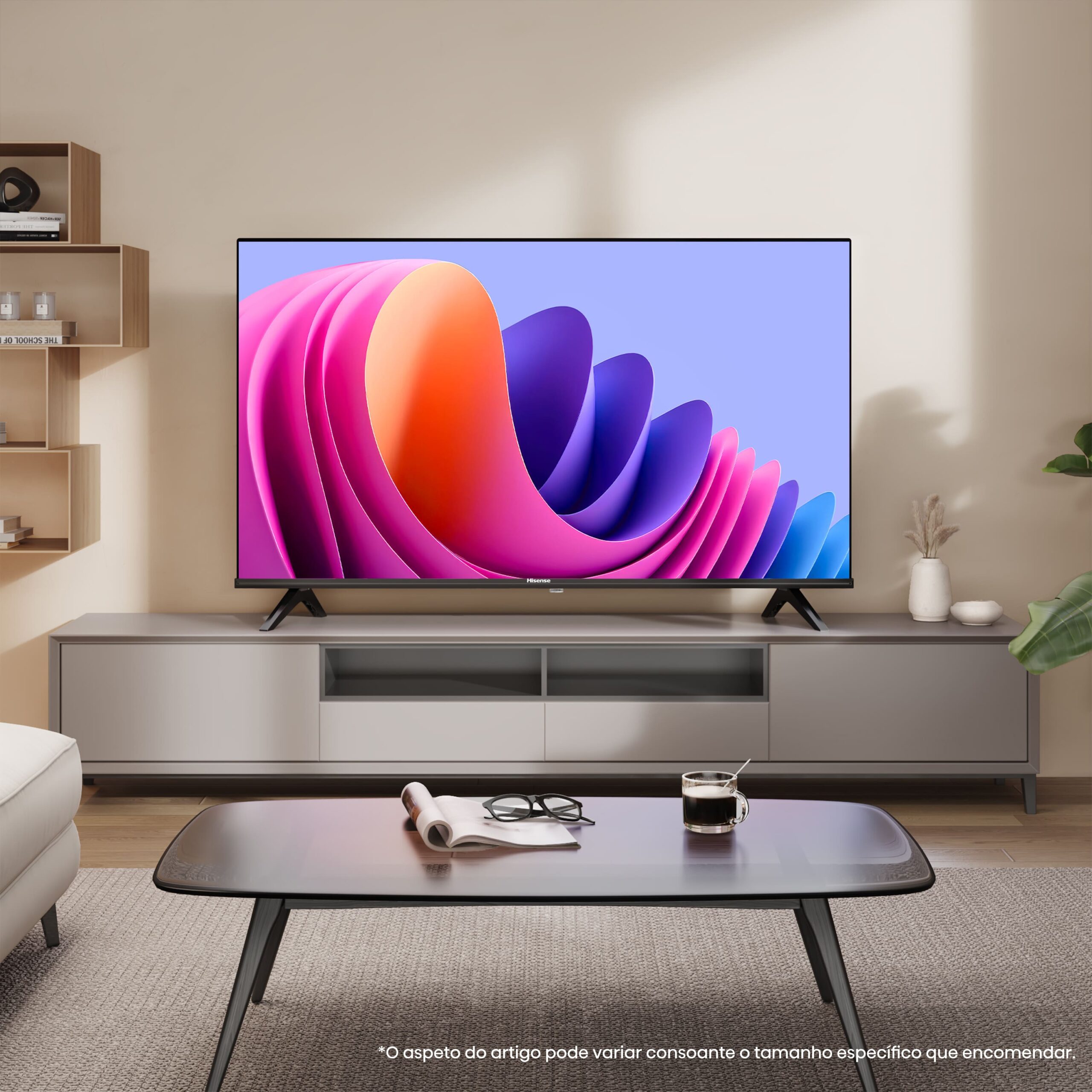 Hisense - Smart TV HD 32A4N 32 polegadas, TV com Modo Jogo, DVB-T2