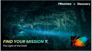 Hisense e Discovery incentivam os consumidores a "encontrar a sua missão X"