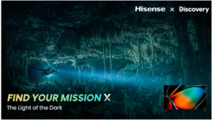 Hisense e Discovery incentivam os consumidores a "encontrar a sua missão X"