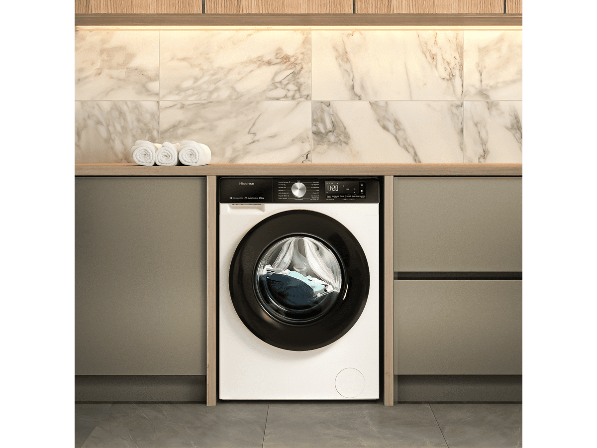 Hisense - WD3S8045BW3 – Máquina de Lavar e Secar Roupa Serie 3S, 8/5 Kg, Classe D/A -30%