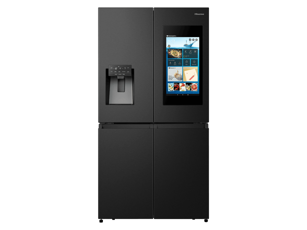 Hisense - Frigorífico Cross Door RQ760N4IFE, WiFi + Disp. Água e Gelo + Gtia. 10 Anos no compressor, 