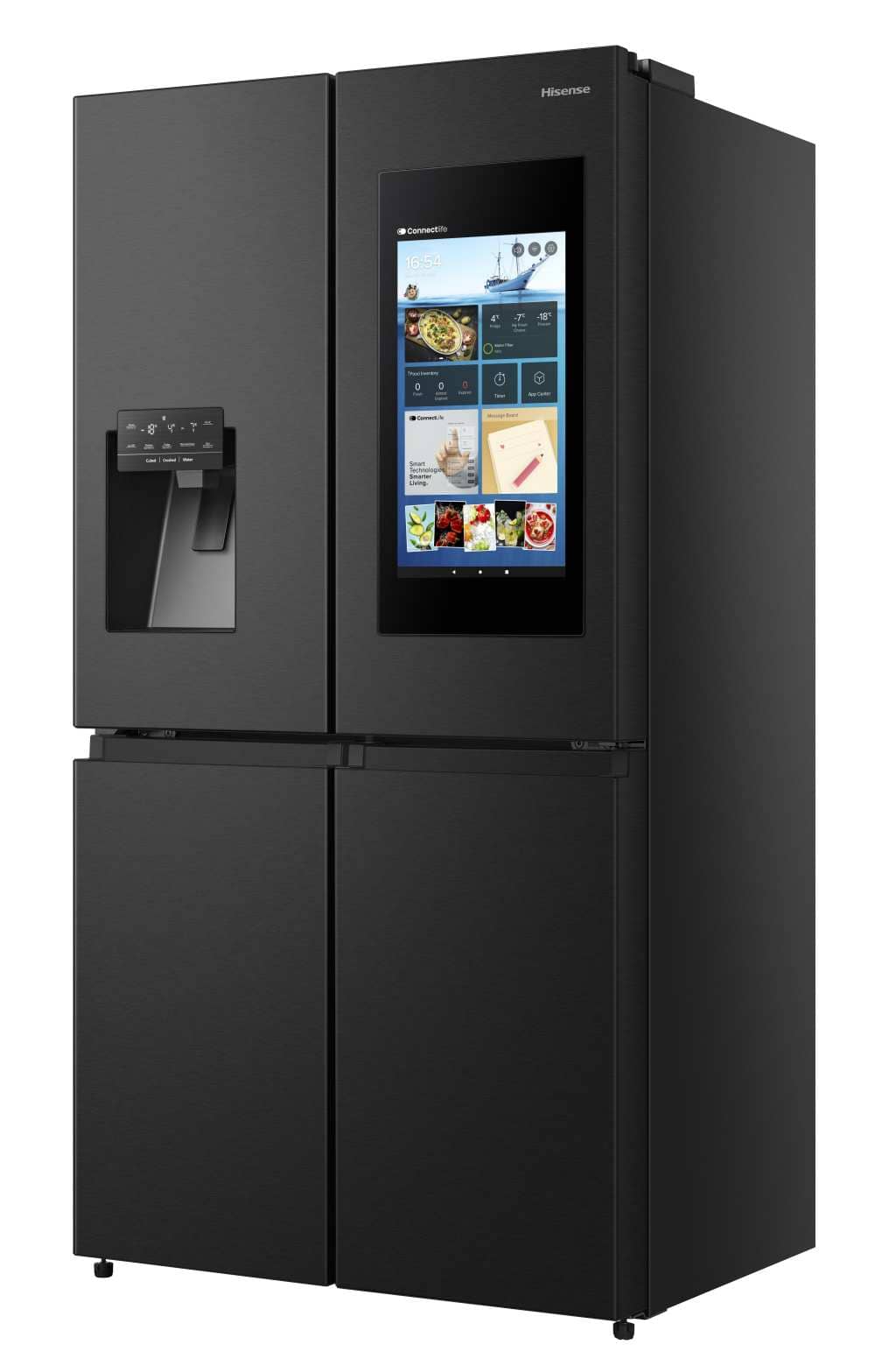 Hisense - RQ760N4IFE – Frigorífico Americano Cross Door, Classe E, 577L