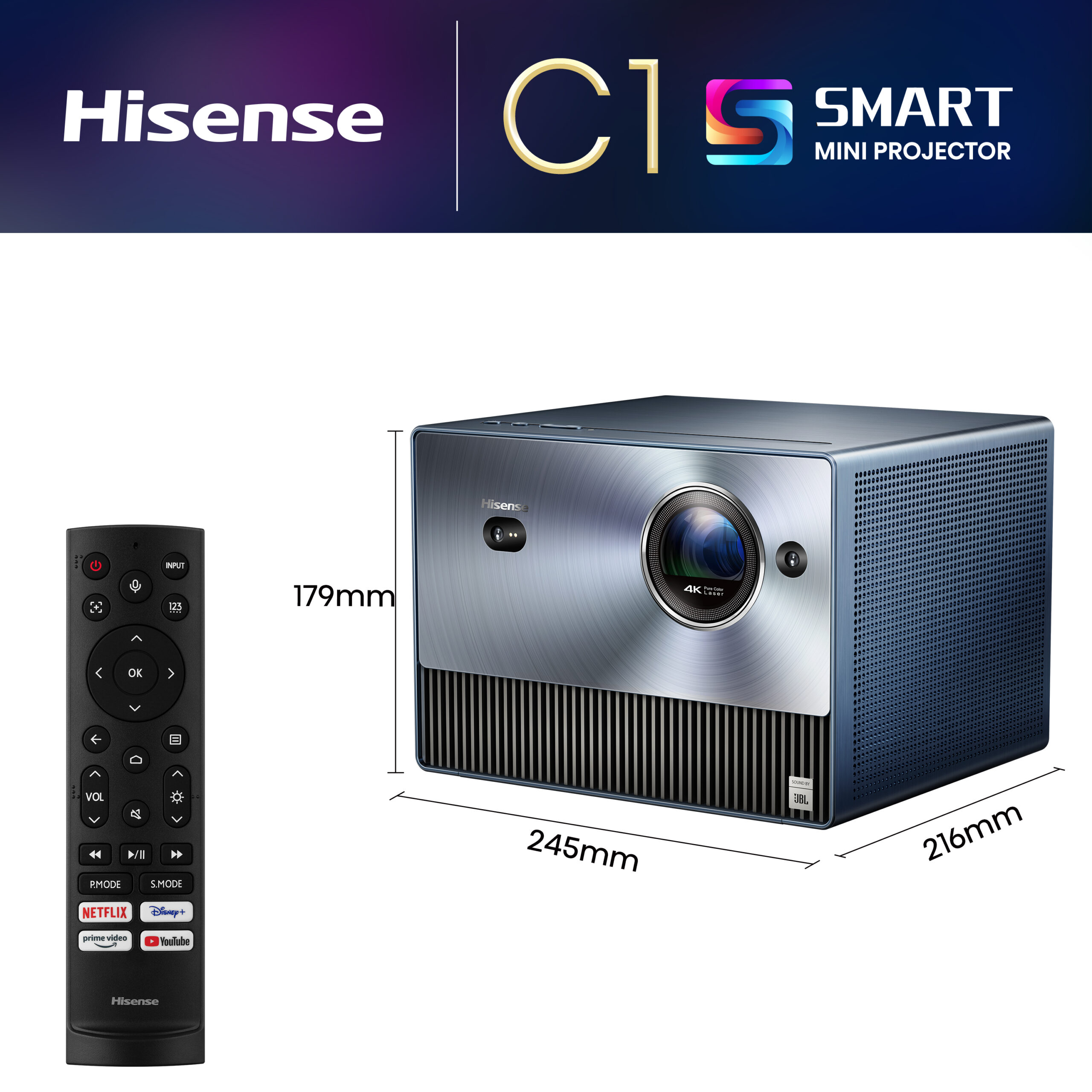 Hisense - Mini Projector Laser C1