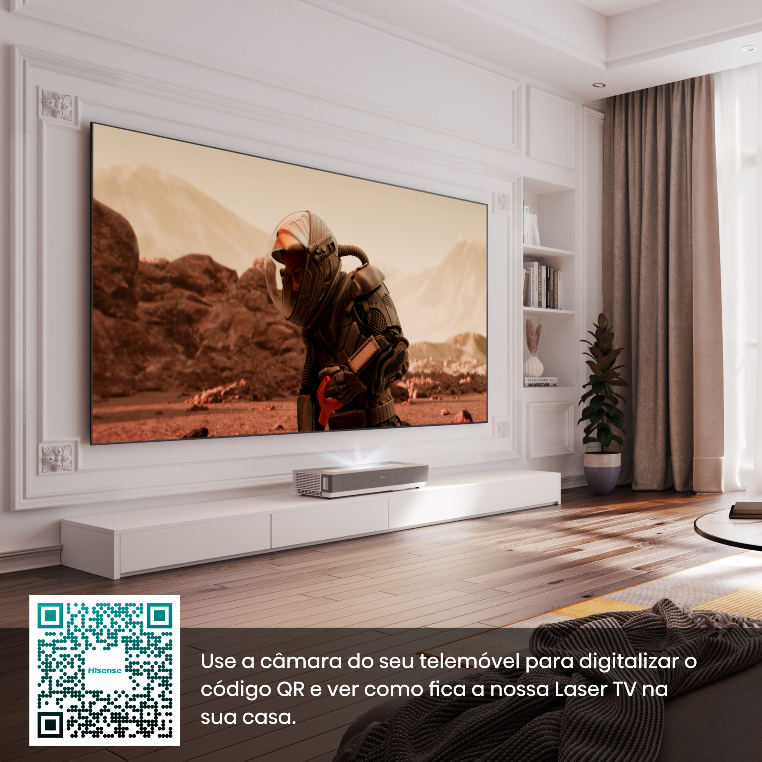 Hisense - Laser TV 100L5HD 100″
