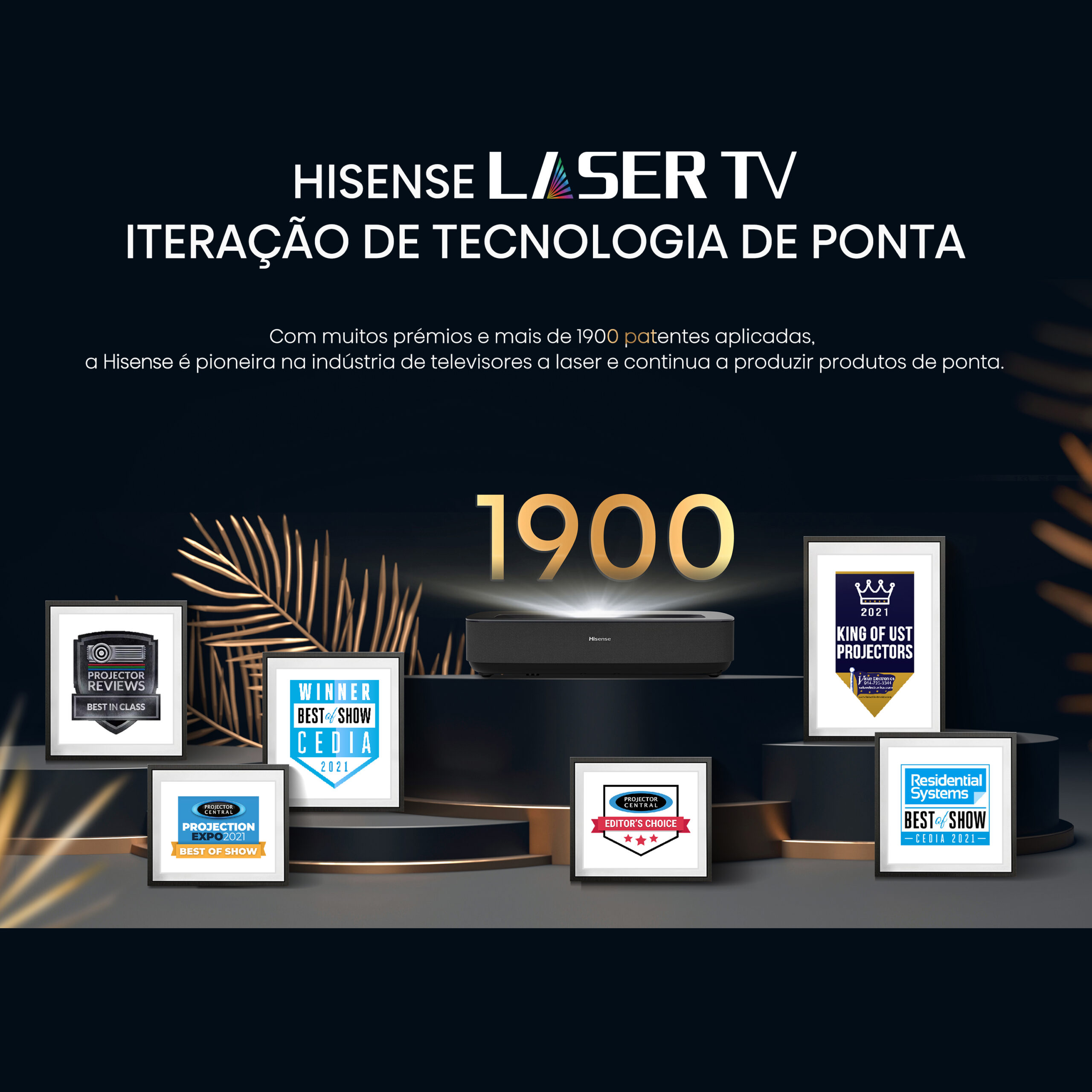 Hisense - Laser TV 120L9HA 120″