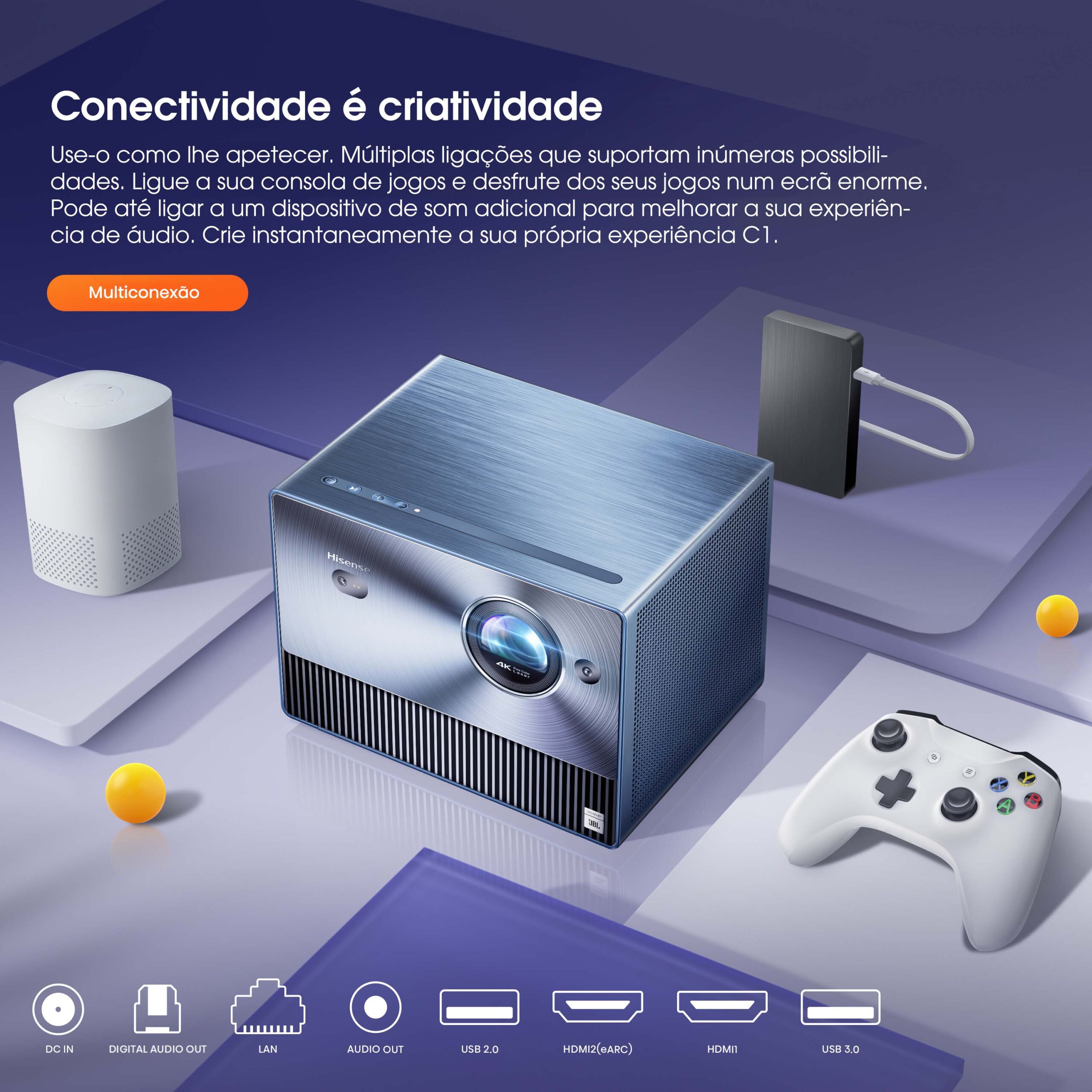 Hisense - Mini Projector Laser C1