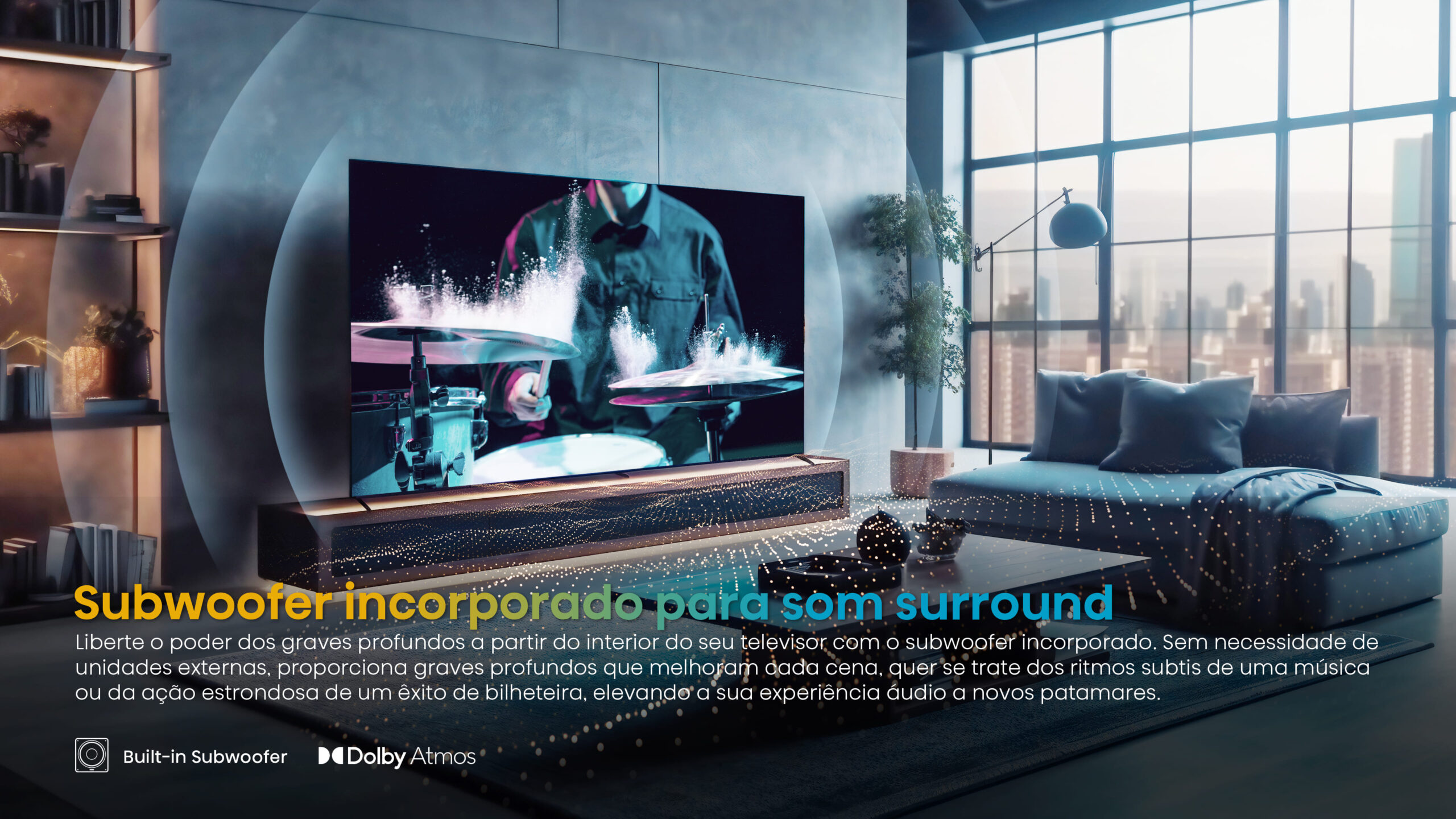 Built-in-Subwoofer