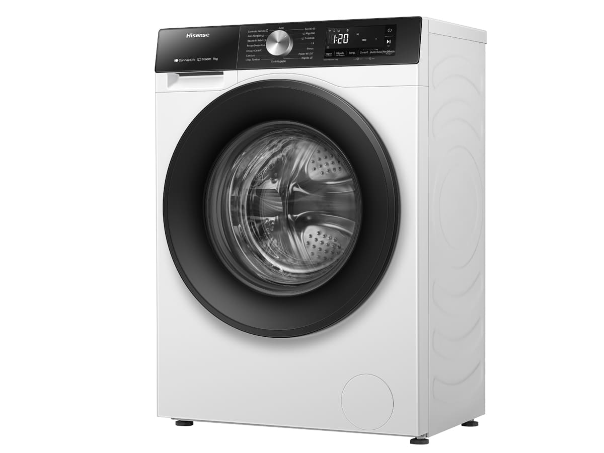 Hisense - WF3S9045BW3 – Máquina de Lavar Roupa Serie 3S, 9Kg, Classe A -30%