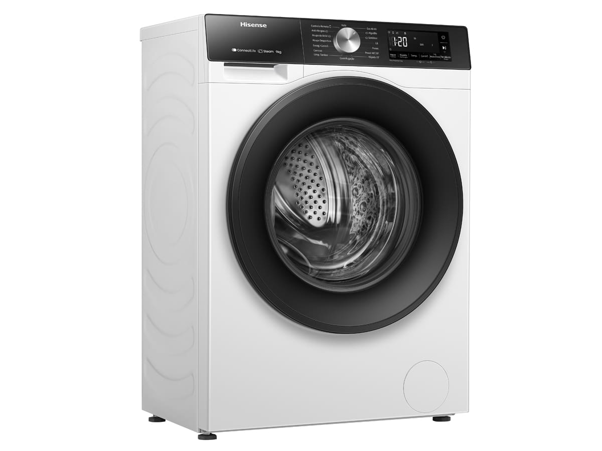 Hisense - WF3S9045BW3 – Máquina de Lavar Roupa Serie 3S, 9Kg, Classe A -30%