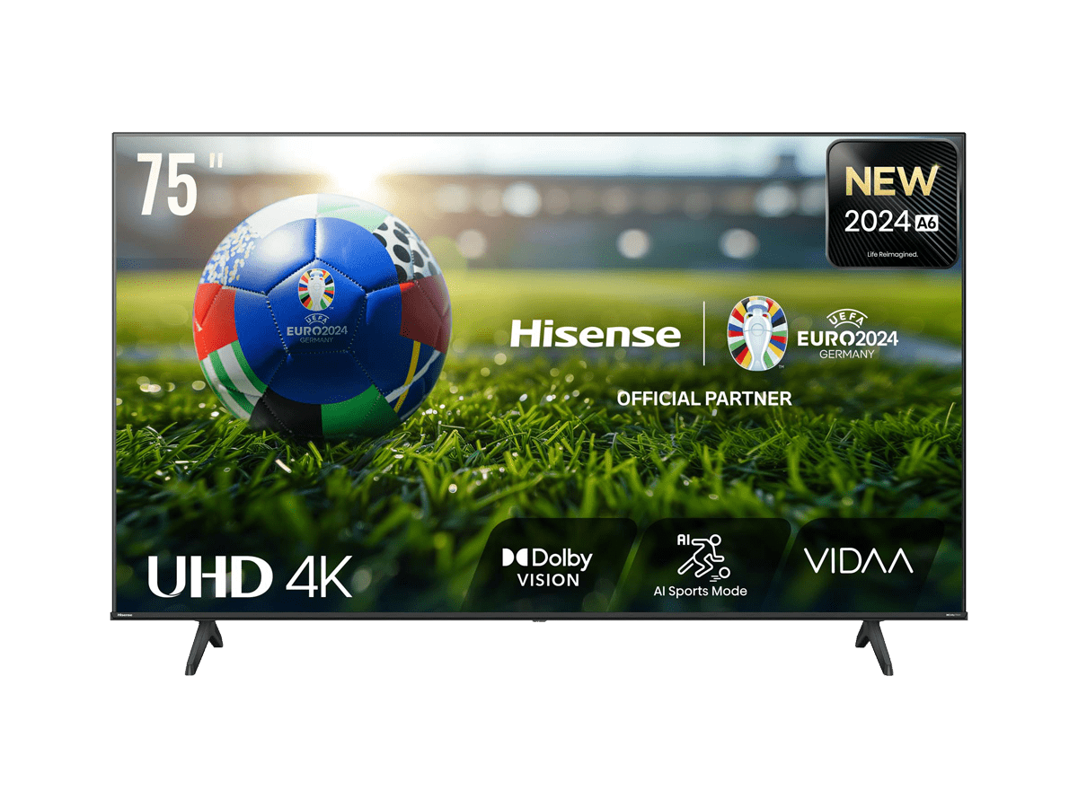Hisense - 4K TV 75A6N, VIDAA Smart TV, Dolby Vision, Alexa integrado & VIDAA Voice, , 