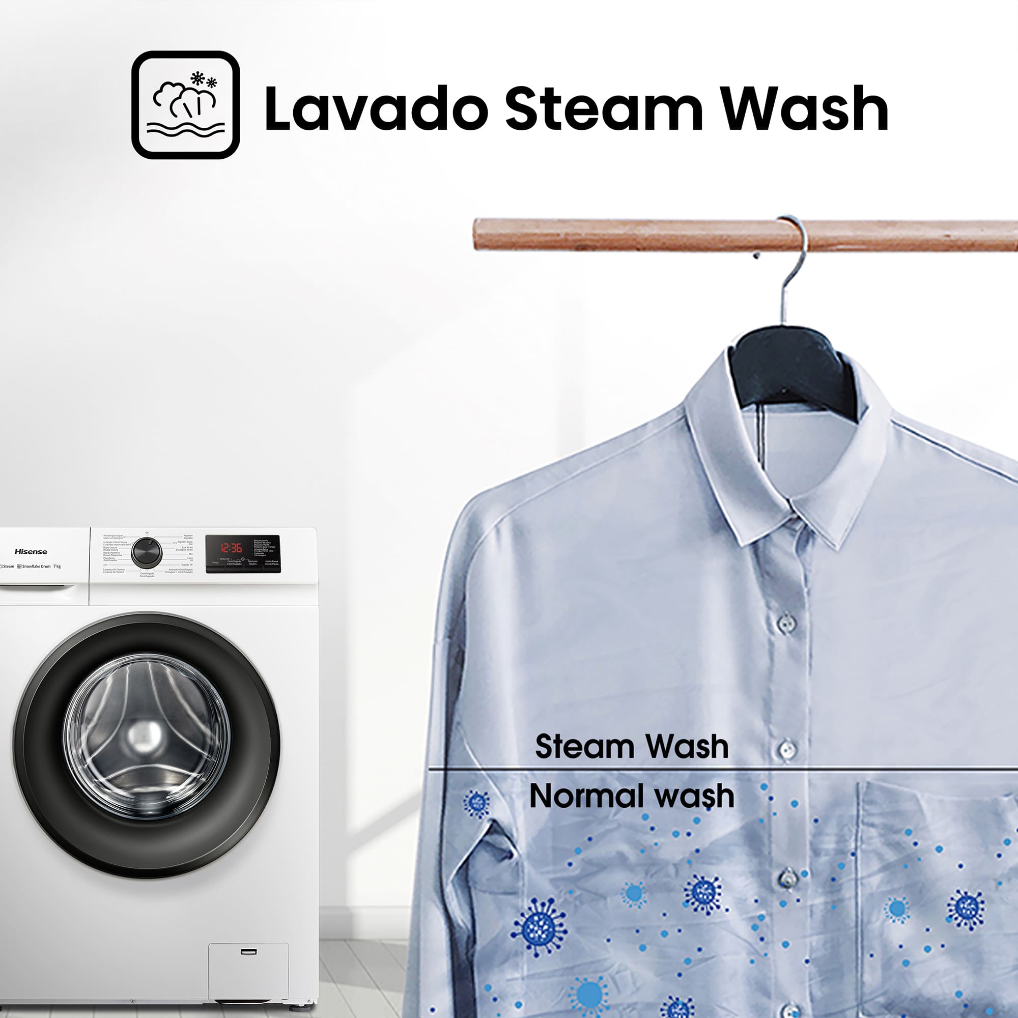 Lavado Vapor WFVB7012EM