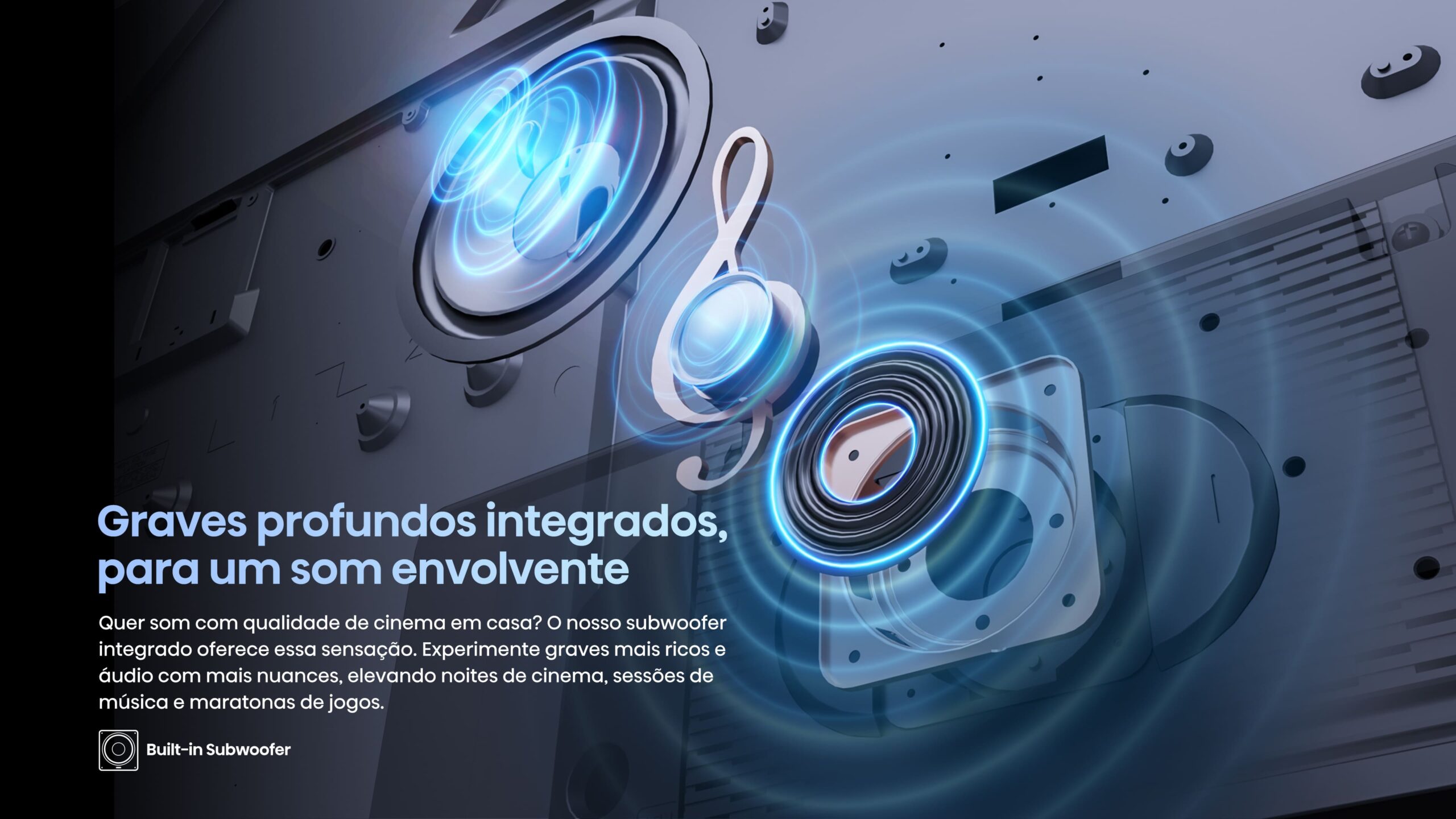 Built-in-Subwoofer