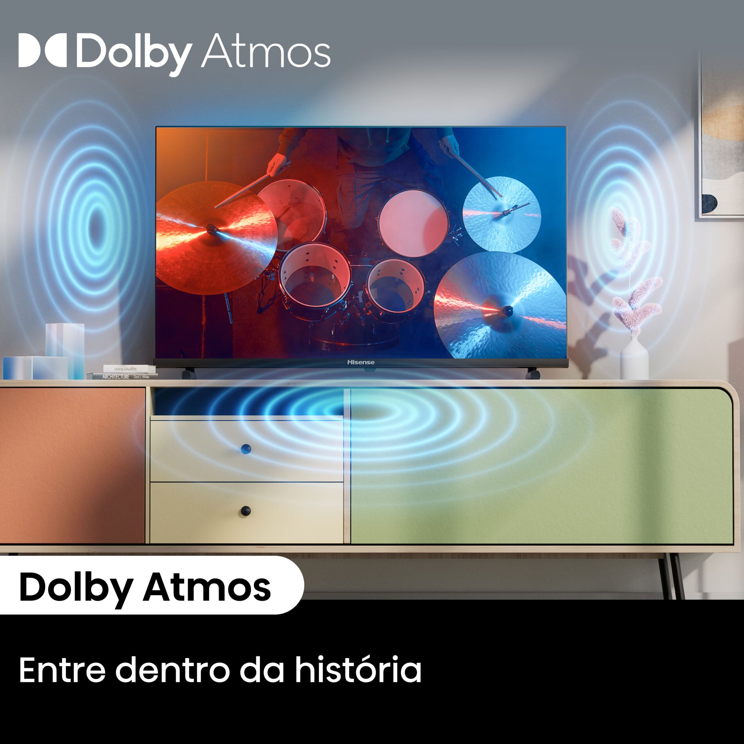 Hisense - QLED TV 32A5NQ Quantum Dot Colour, Dolby Atmos, VIDAA Smart TV, USB Tipo C