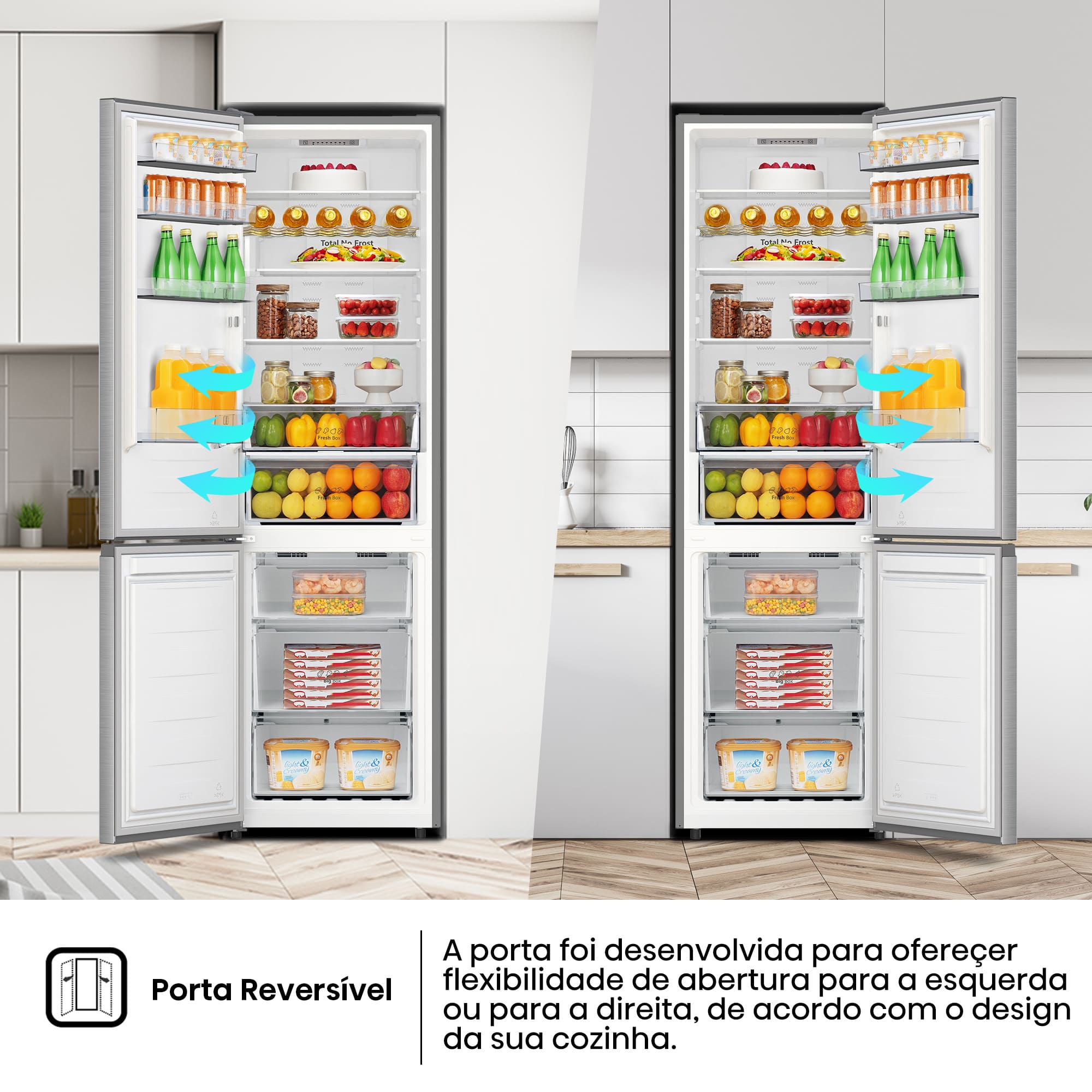 Hisense - RB440N4ACC – Combinado 2 Portas, Classe C, 336L