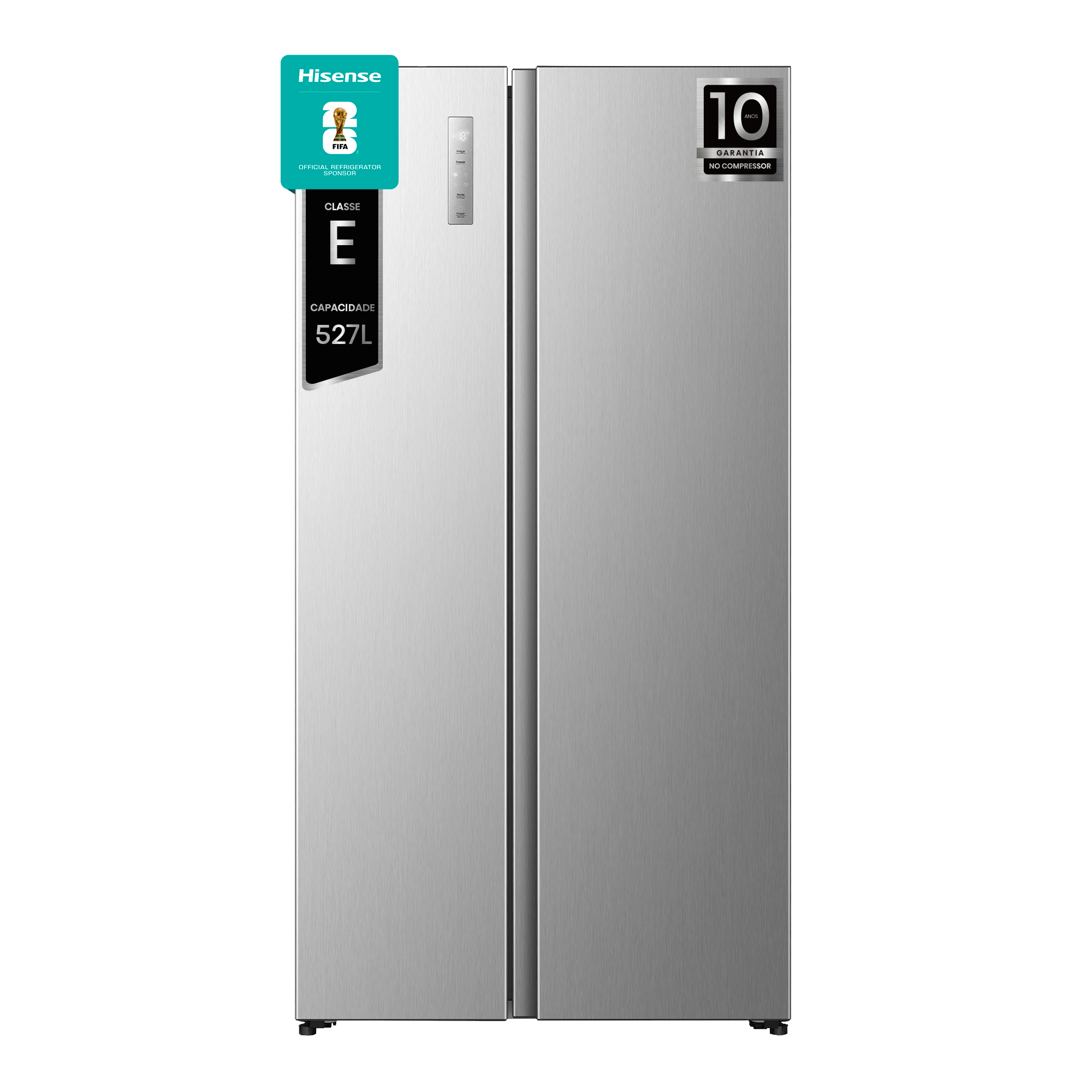 RS3P538NAIE - Frigorífico Americano Side By Side Kitchen Fit, Classe E, 527L
