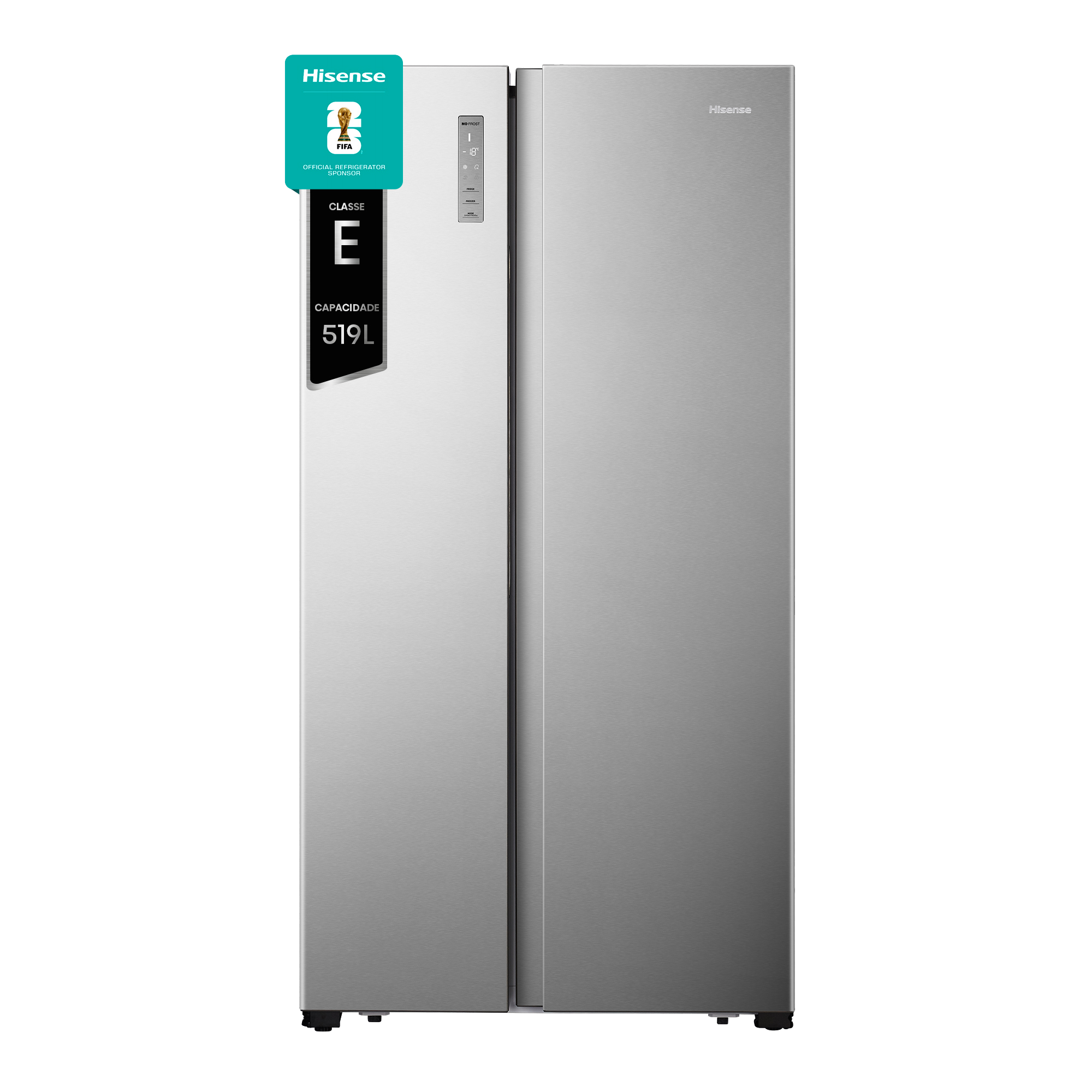 RS677N4BIE - Frigorífico Americano Side By Side, Classe E, 519L