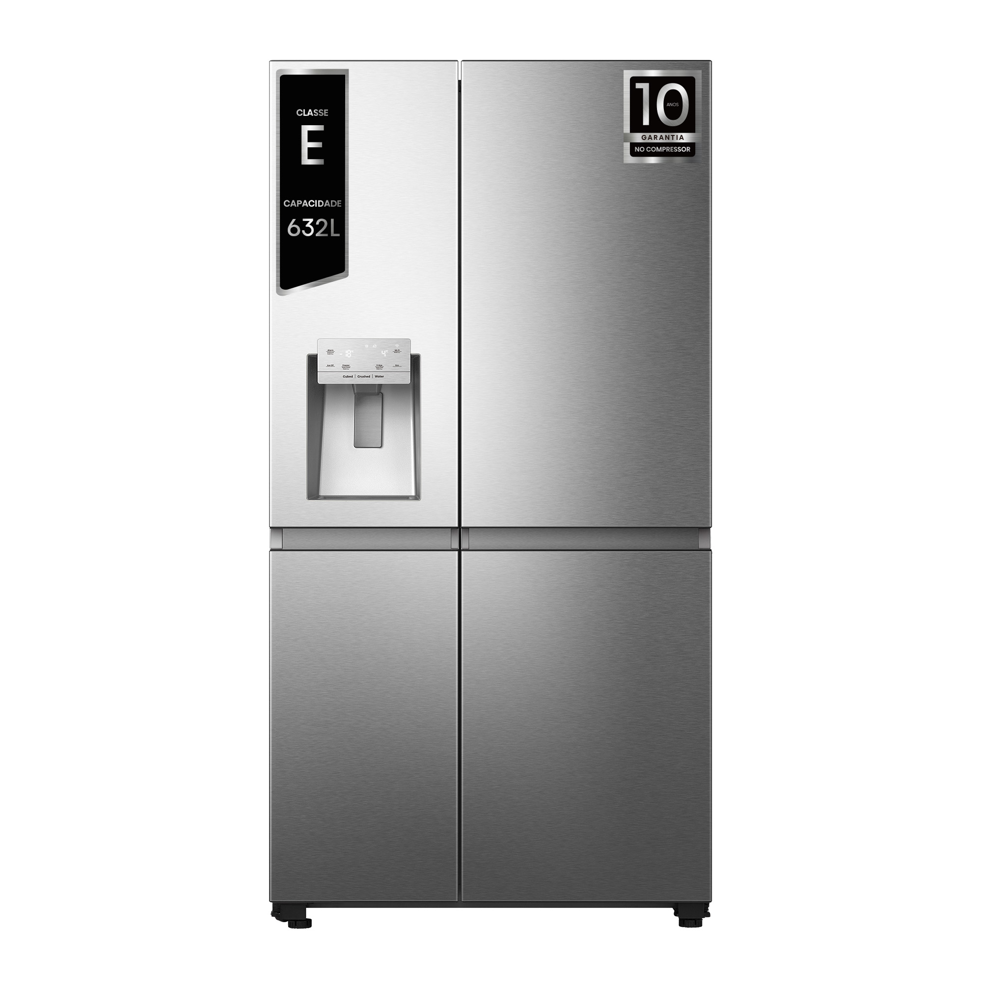 RS818N4TIE1 - Frigorífico Americano Side By Side, Classe E, 632L