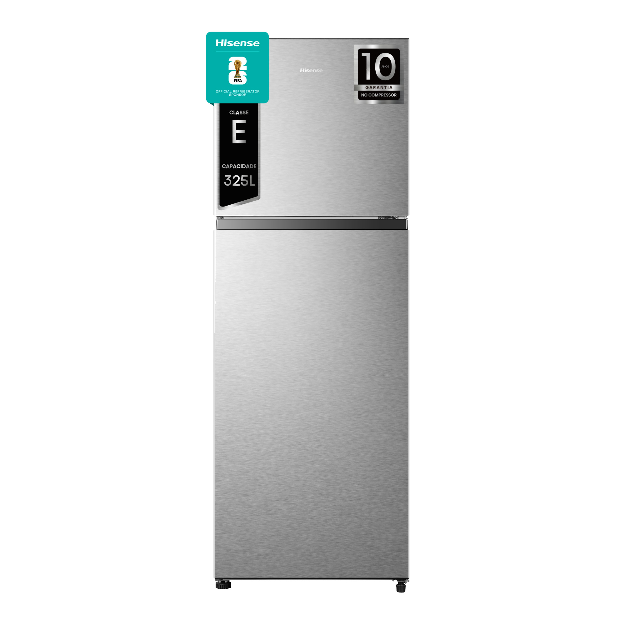 Hisense - Frigorífico 2 portas RT422N4ACE, Garantia 10 Anos no compressor, 