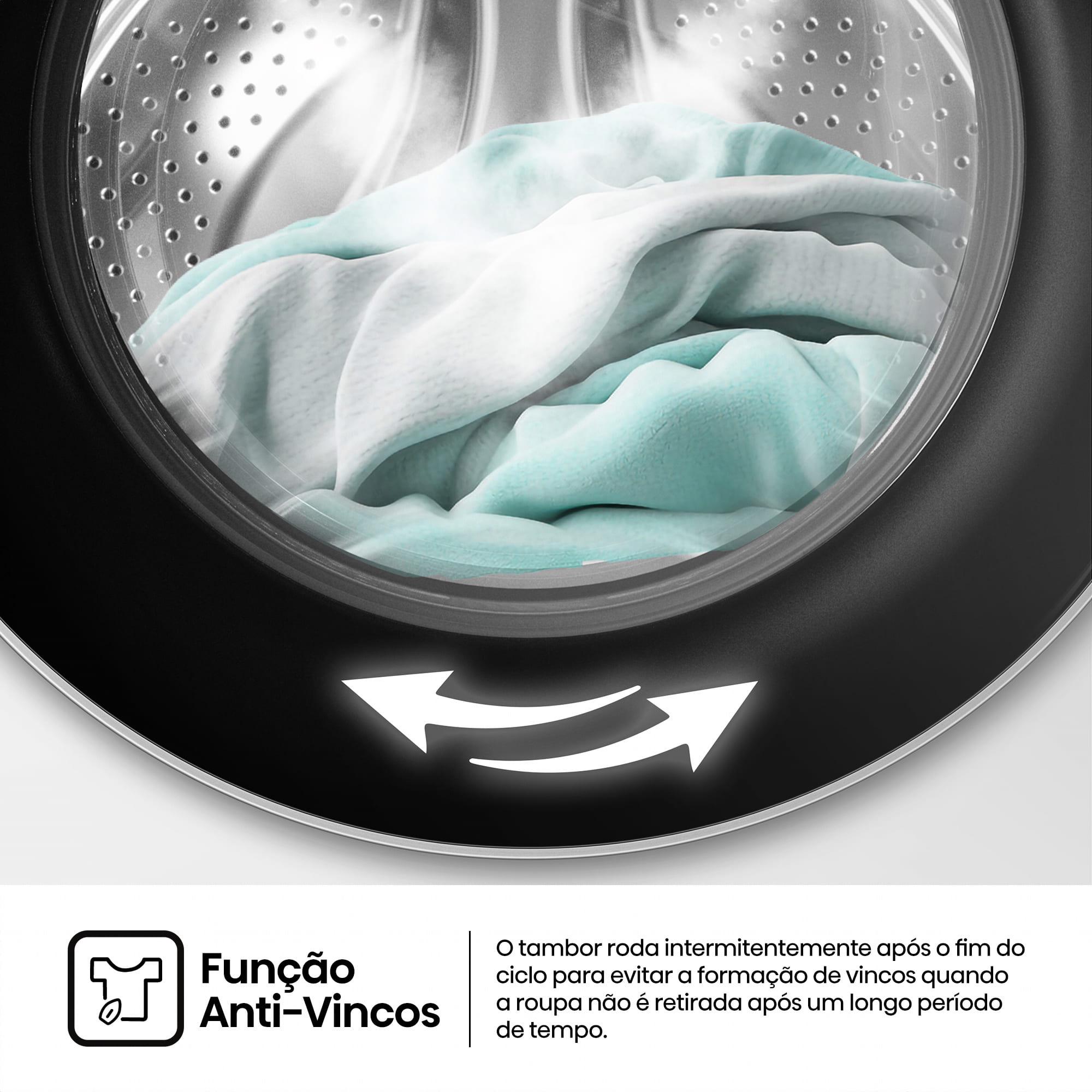 Hisense - WD5I8043BWF – Máquina de Lavar e Secar Roupa Serie 5i, 8/5 Kg, Classe D/A