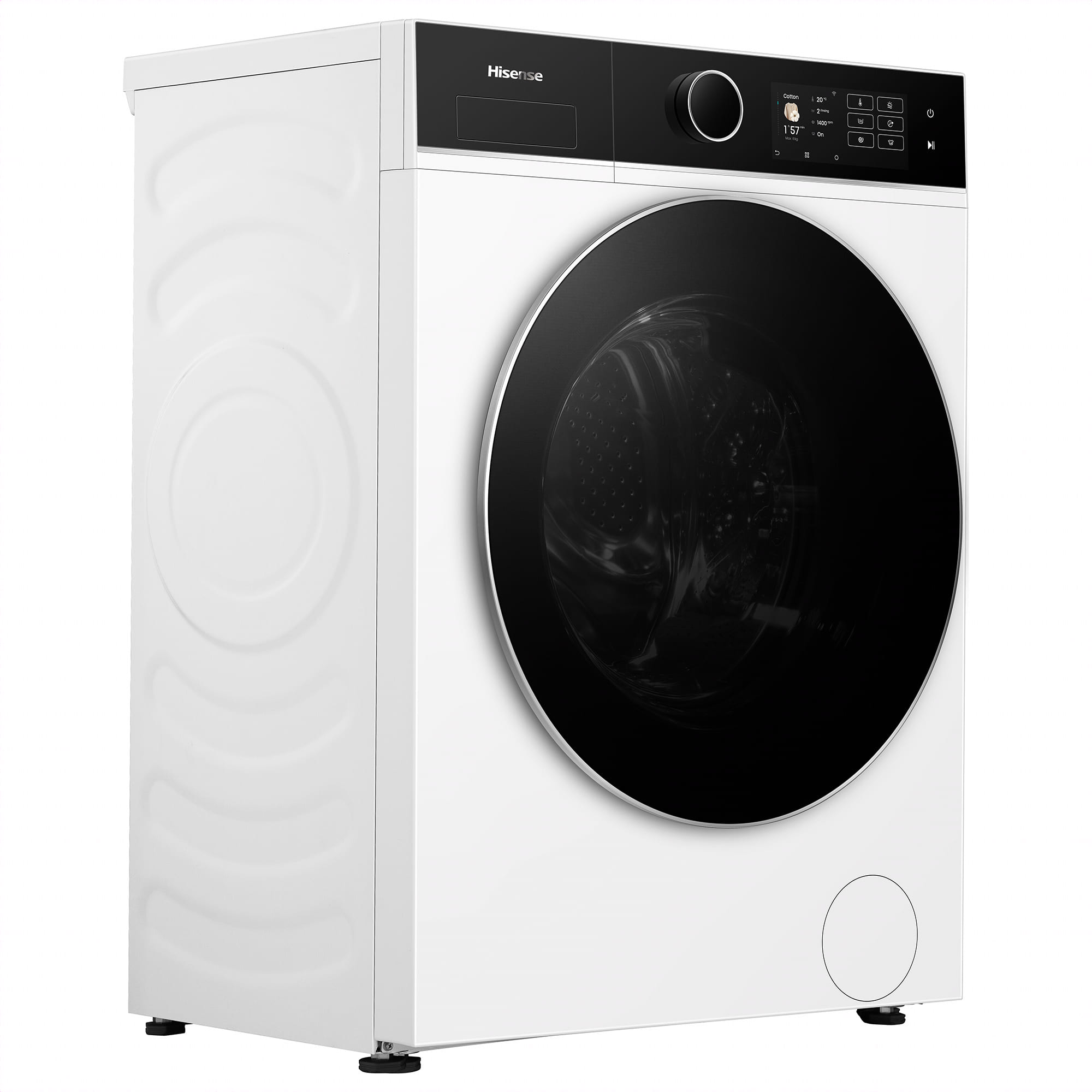Hisense - WD5I8043BWF – Máquina de Lavar e Secar Roupa Serie 5i, 8/5 Kg, Classe D/A