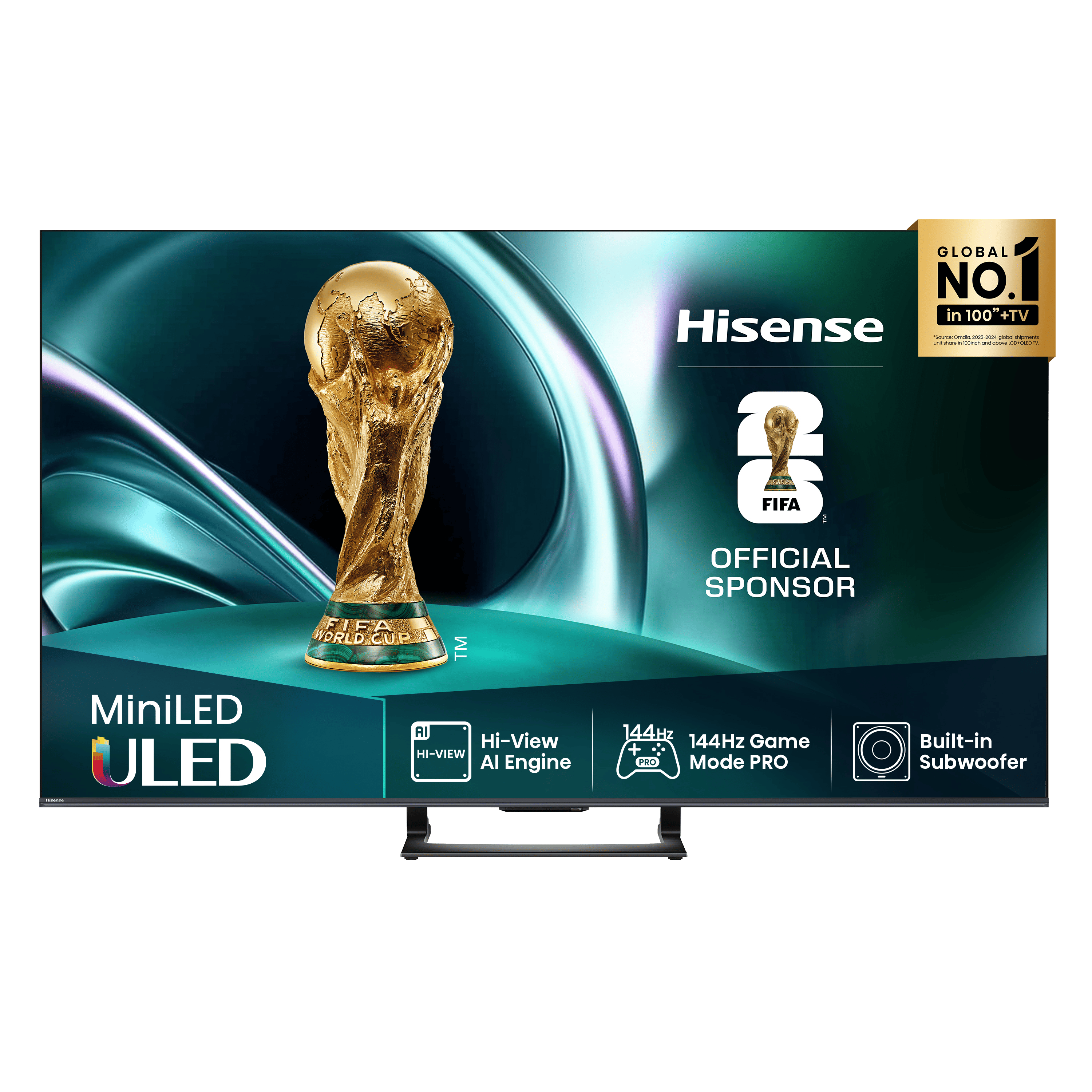 Hisense - Série U7Q Mini LED TV 50U7Q Smart TV 50 Polegadas, TV com Quantum Dot Colour, , 