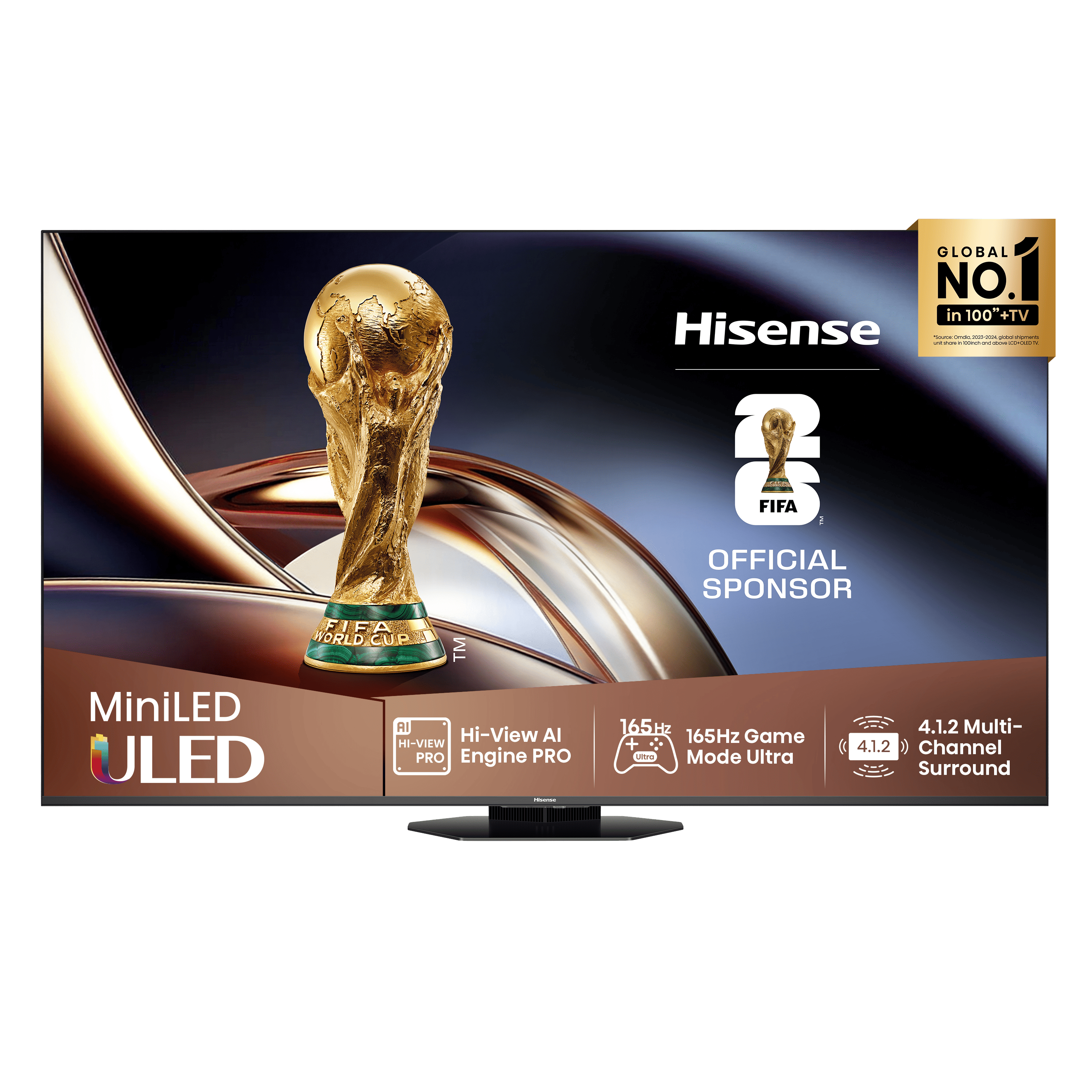 Hisense - Série U8Q Mini-Led TV 75U8Q Smart TV 75 Polegadas, TV com Quantum Dot Colour, , 
