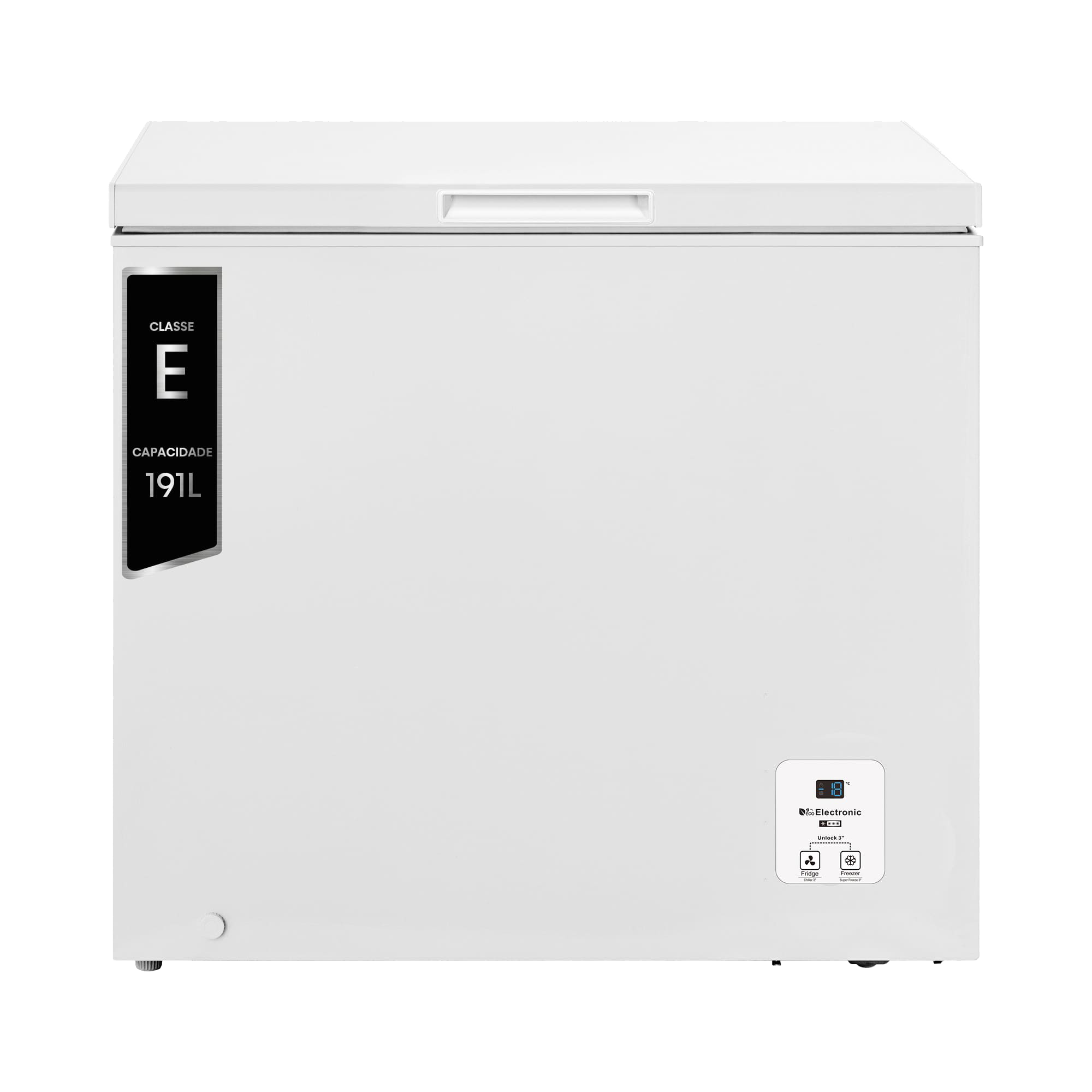 Hisense - FT247D4AWYLE – Arca Horizontal, Classe E, 191L, Freezer Convert, Winter Guard, 