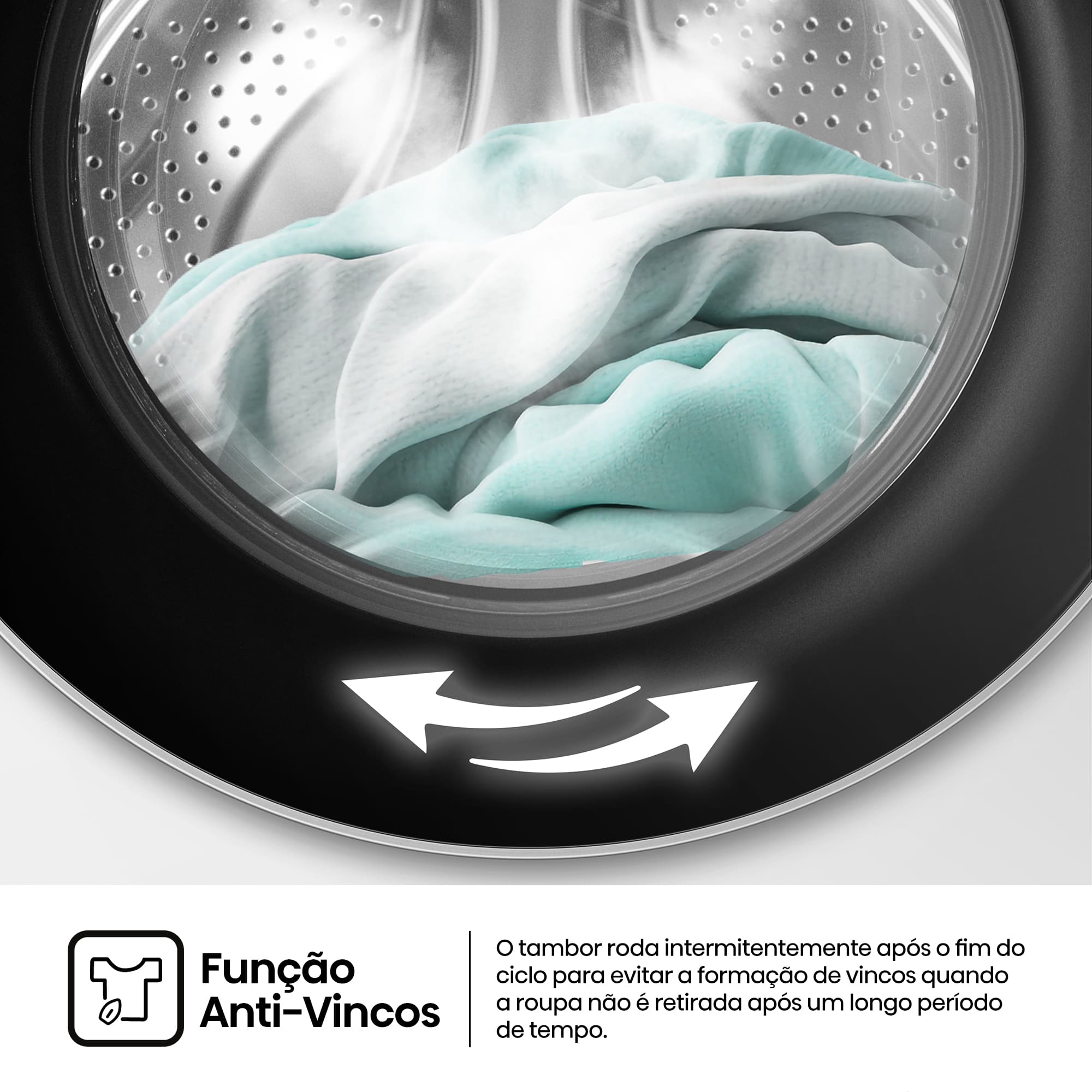 Hisense - WF5I8043BWF – Máquina de Lavar Roupa Serie 5i, 8Kg, Classe A